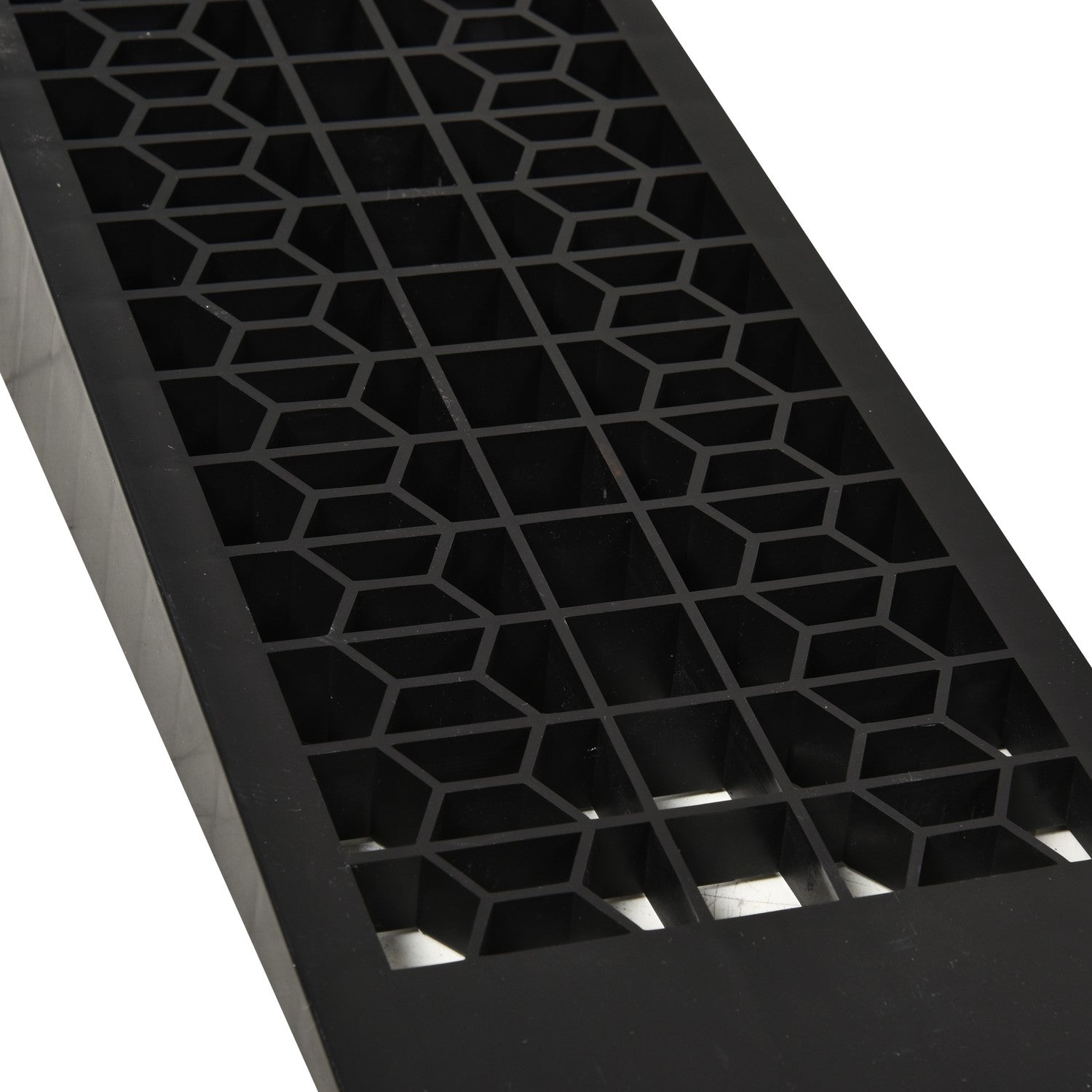 Gummitröskelrampsats, svart, 70x20x8 cm, trottoarkant