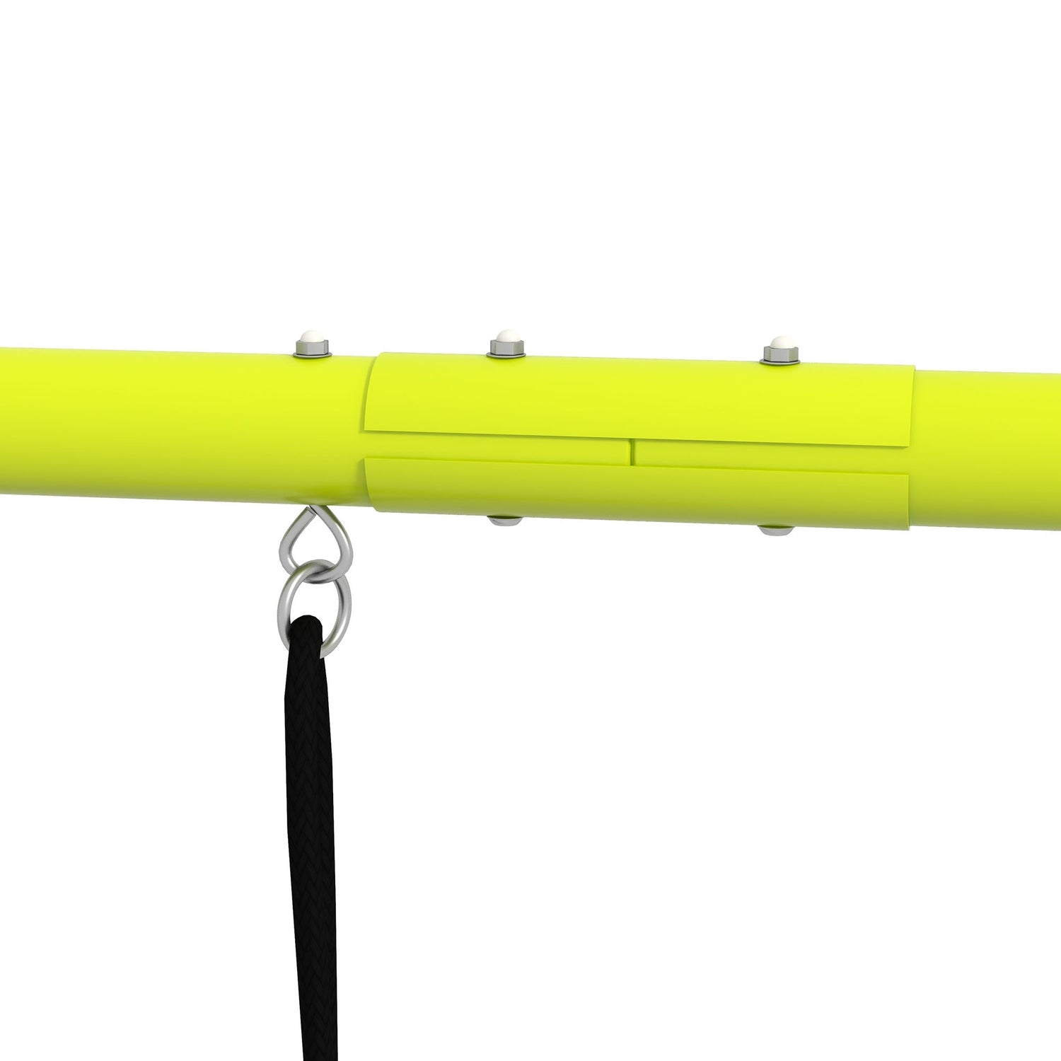 Gungställning för barn med klätternät och stege – Grön