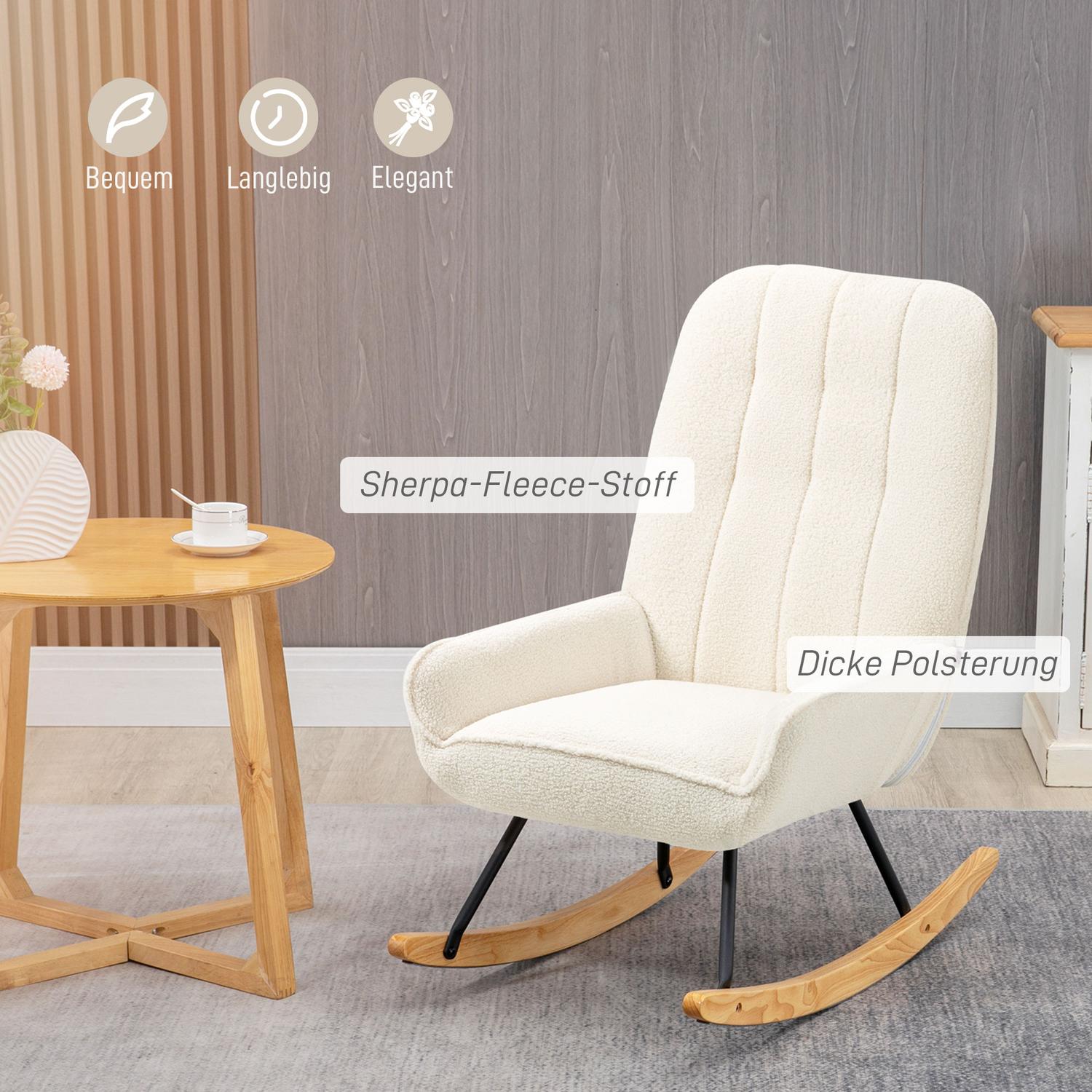 Gungstol Med Sherpa Fleece, För sovrum