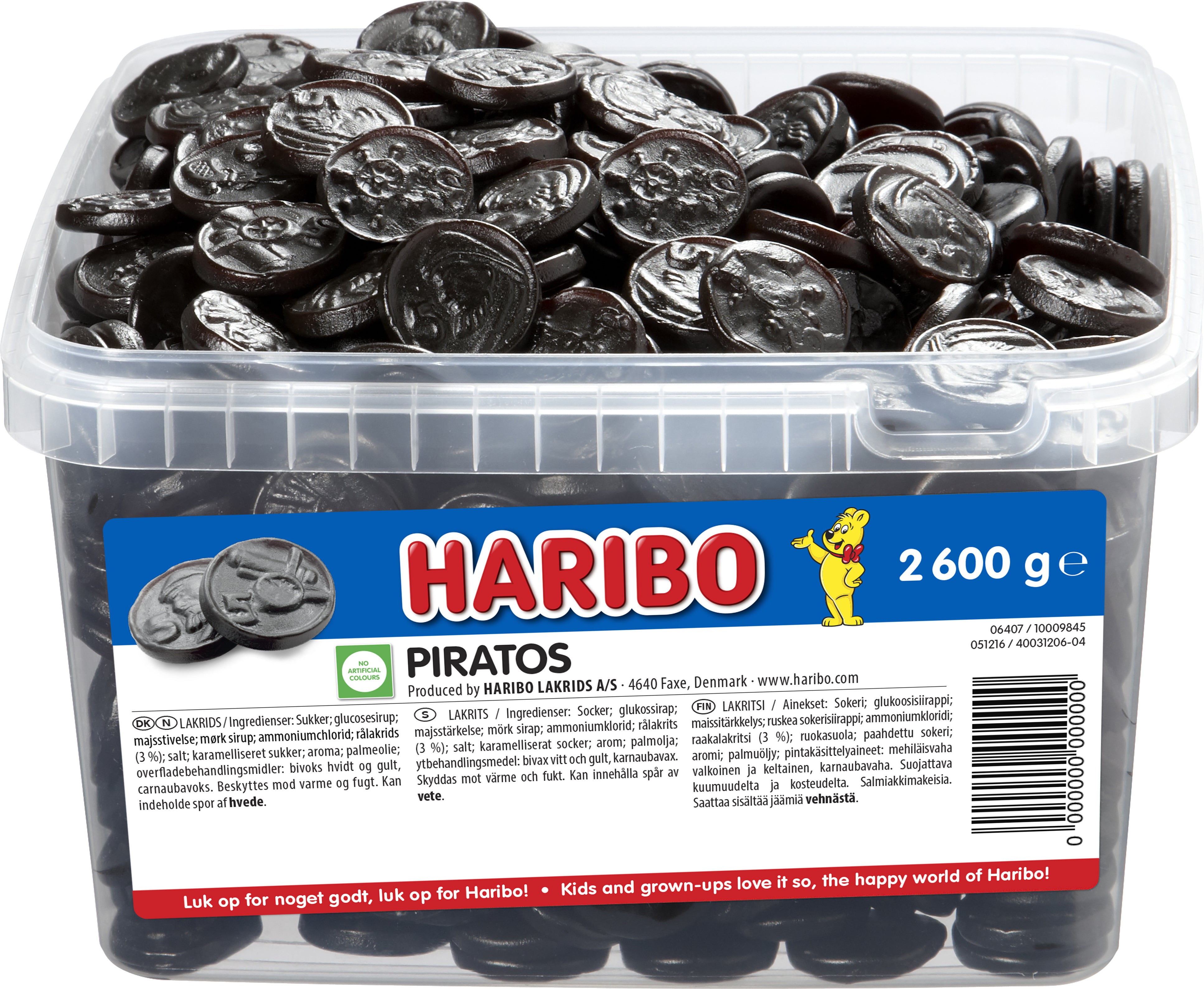 HARIBO Piratos - lösgodis, 2,6 kg