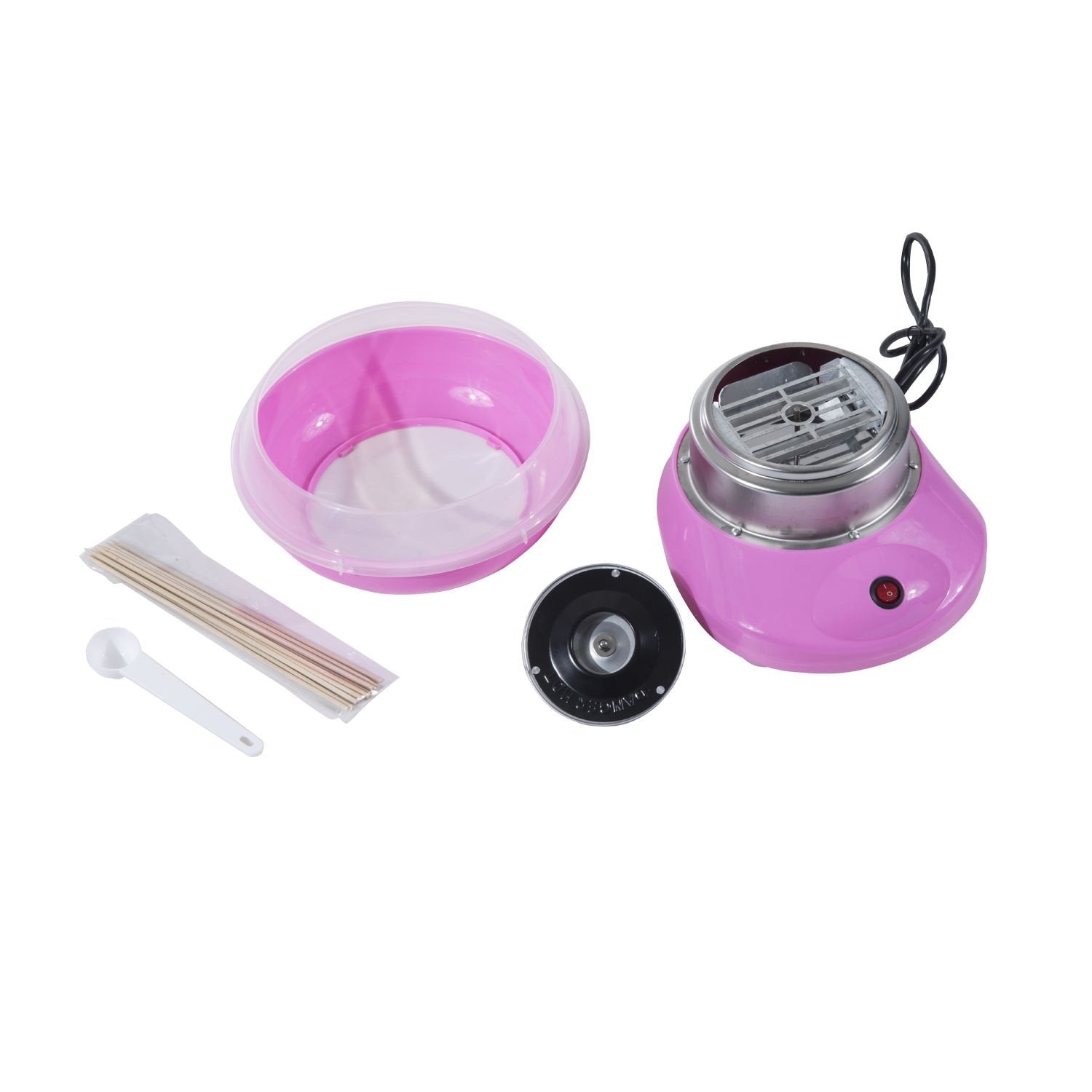 Sockervaddsmaskin Candy Floss Machine Candy Floss Machine (Modell 1/Rosa)