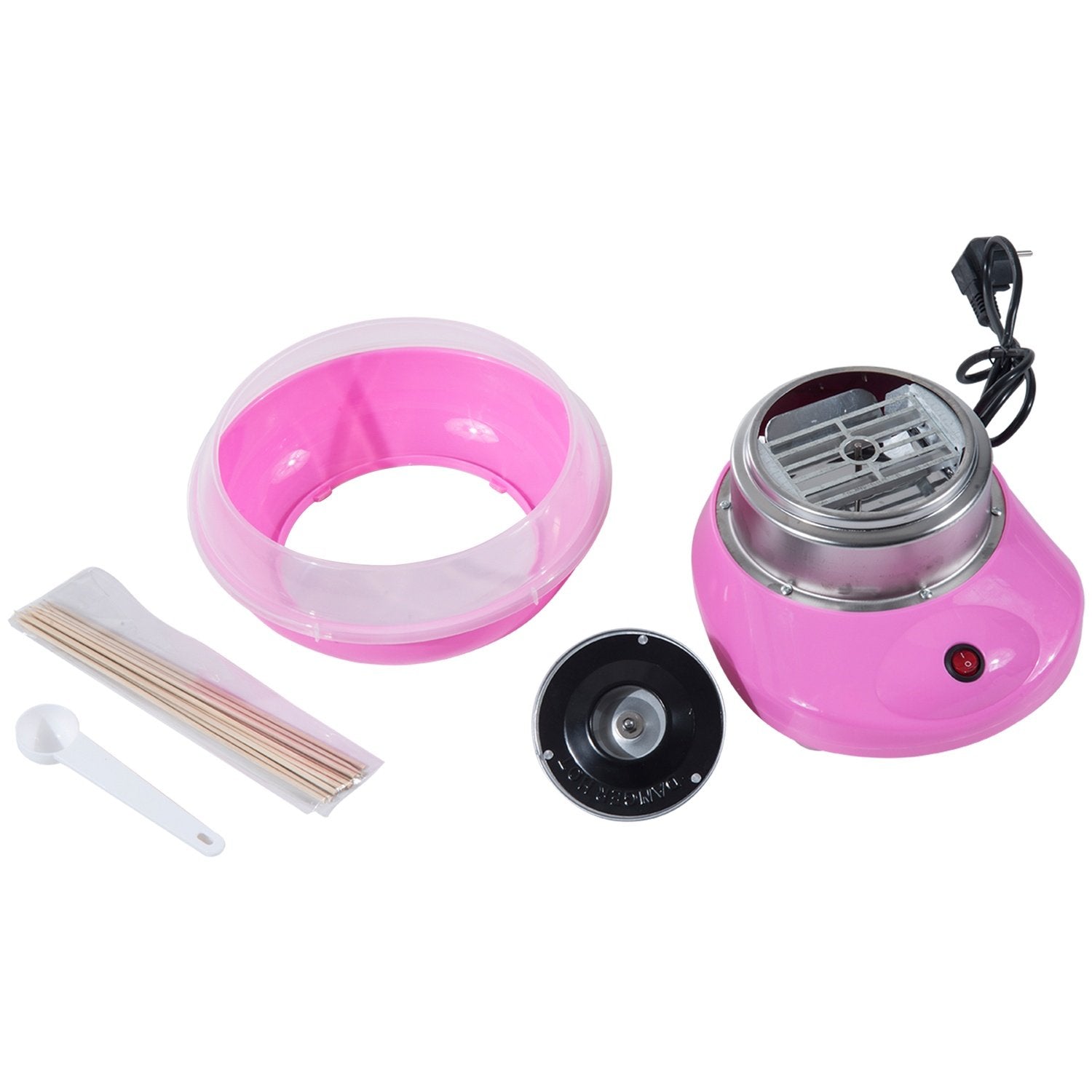 Sockervaddsmaskin Candy Floss Machine Candy Floss Machine (Modell 1/Rosa)