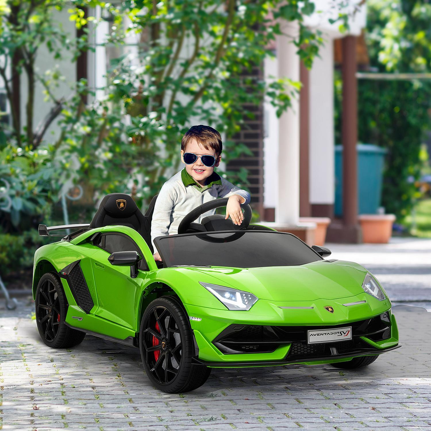 Elbil Lamborghini Barnelbil, 3-8 År, Med Fjärrkontroll, 2 X 550 Motorer, Mp3/Usb, Ljus & Musik