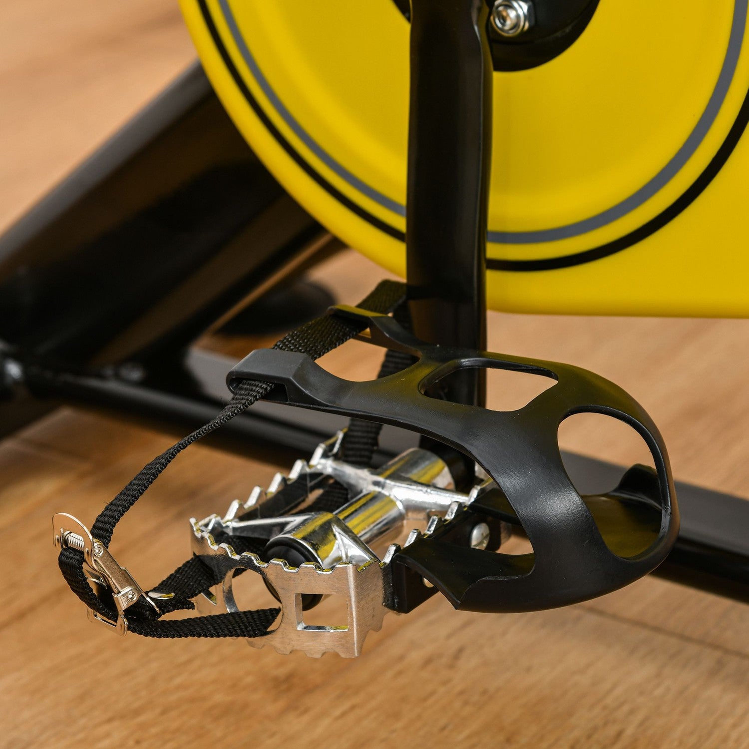 Höjdjusterbar cykeltränare med LCD-skärm