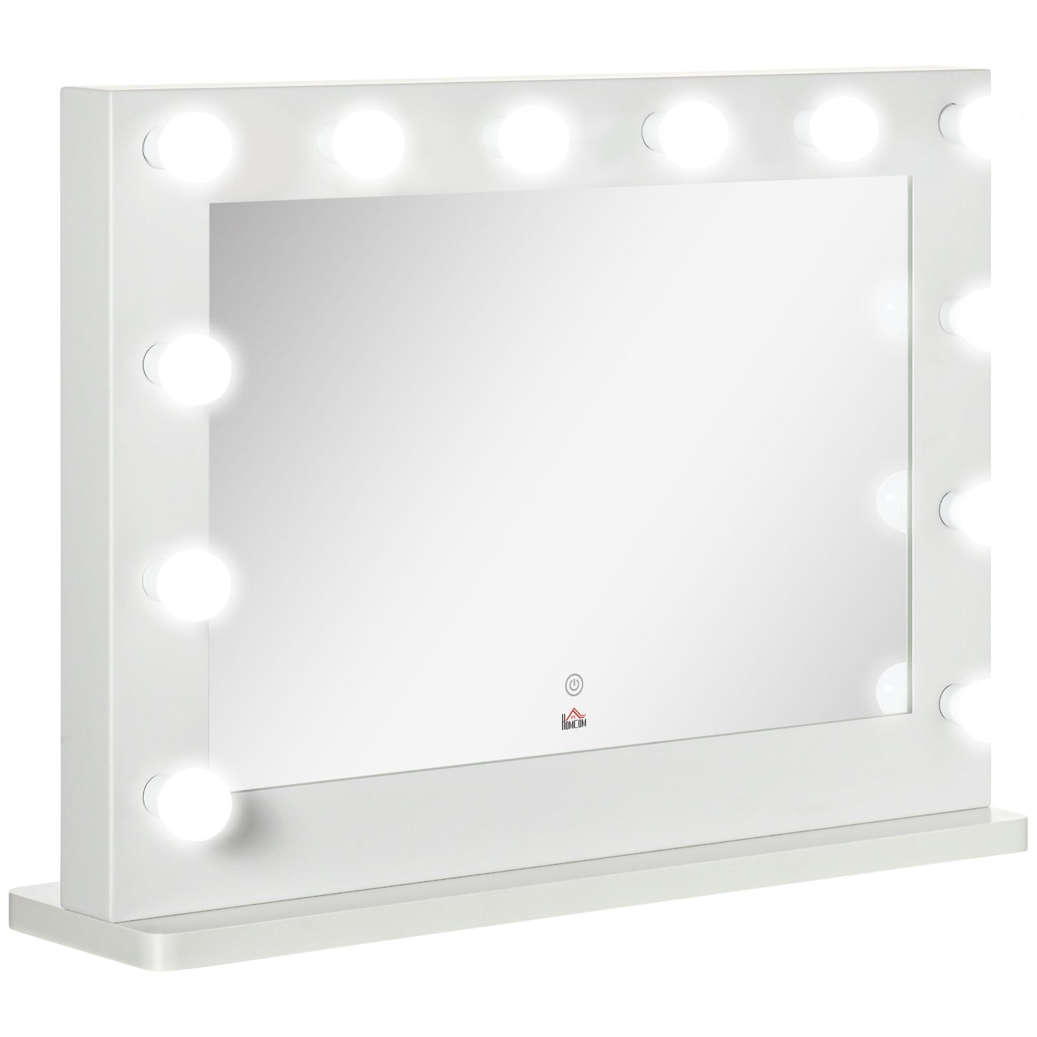 Hollywood Mirror, Dimbara LED-lampor, Touch Switch, 80x60 cm