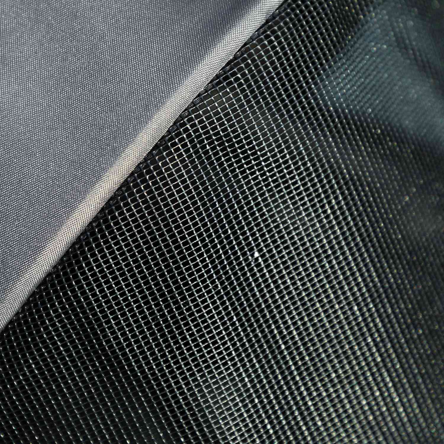 Hopfällbar 3-i-1 husdjursvagn med 360° hjul, grå