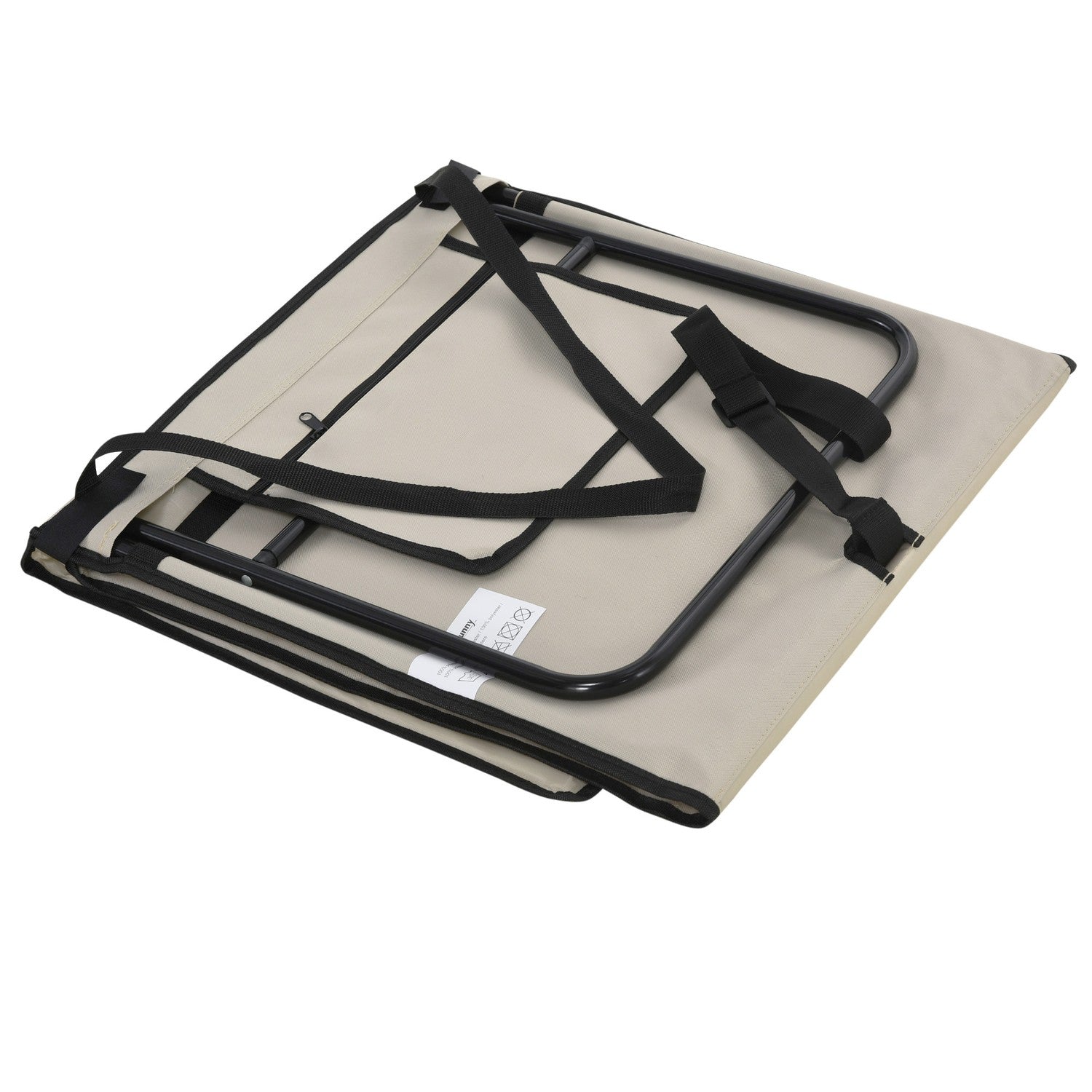 Hopfällbar strandstolset, justerbar med bärväskor