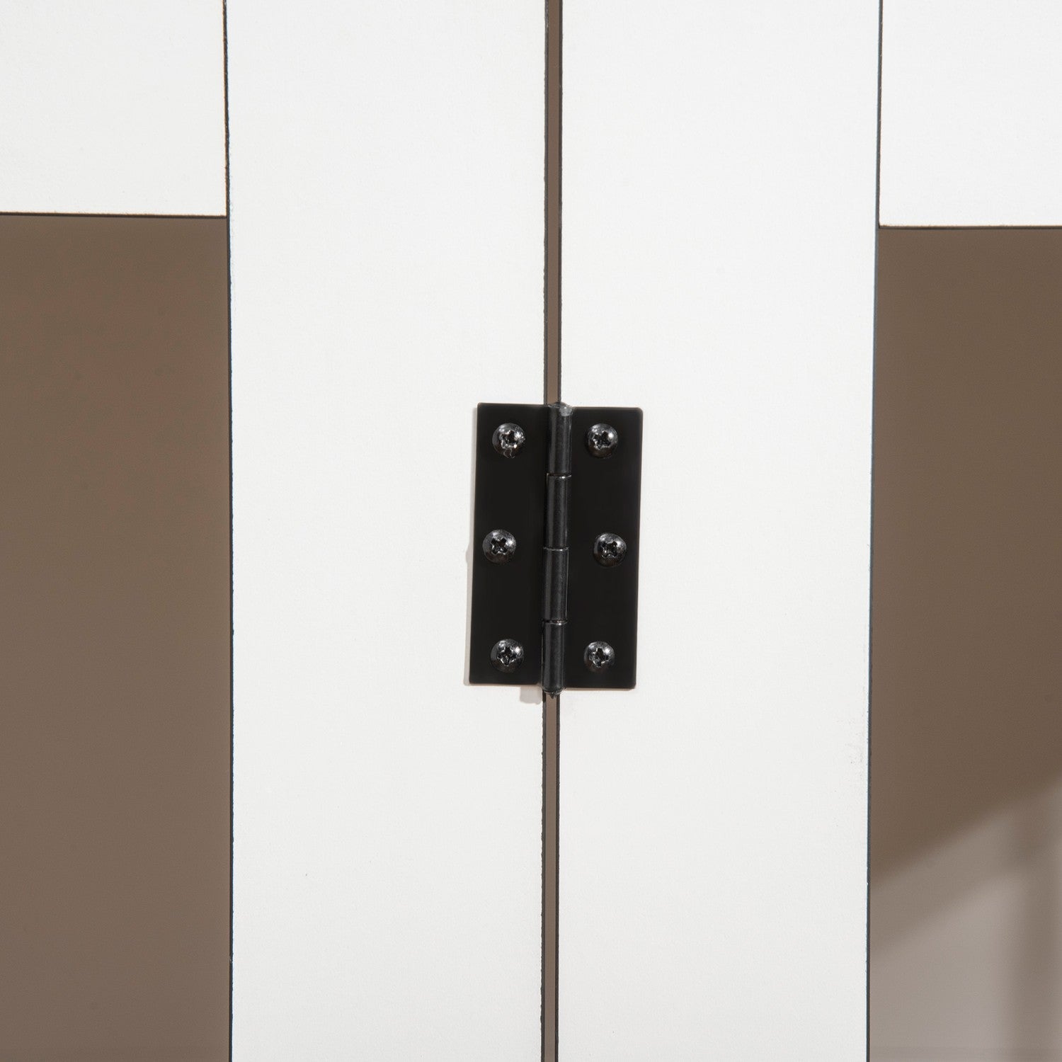 Hundbur inomhus för små/medelstora hundar, spånskiva, mörk valnöt