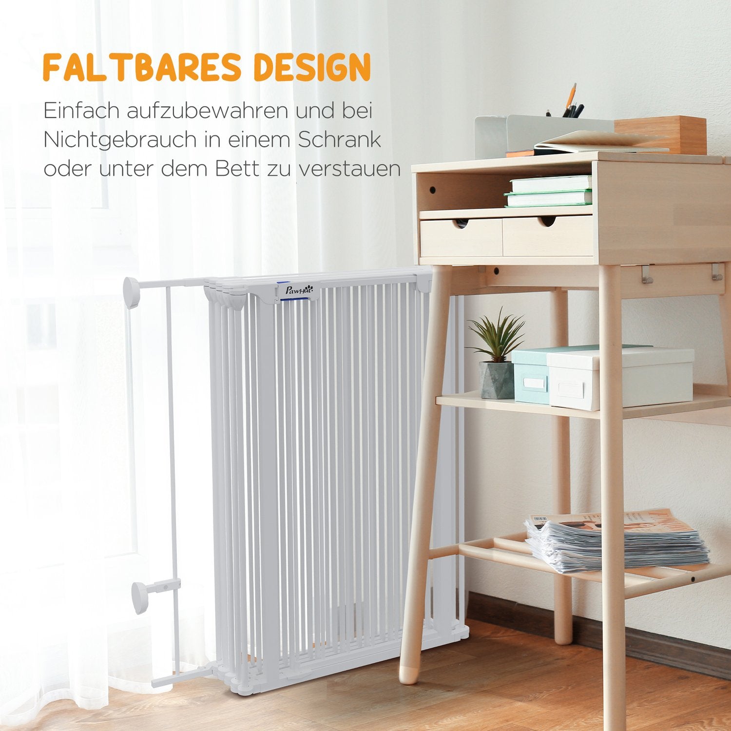 Hundlekhage, 90 cm hög, hopfällbar 8-panels utomhushölje