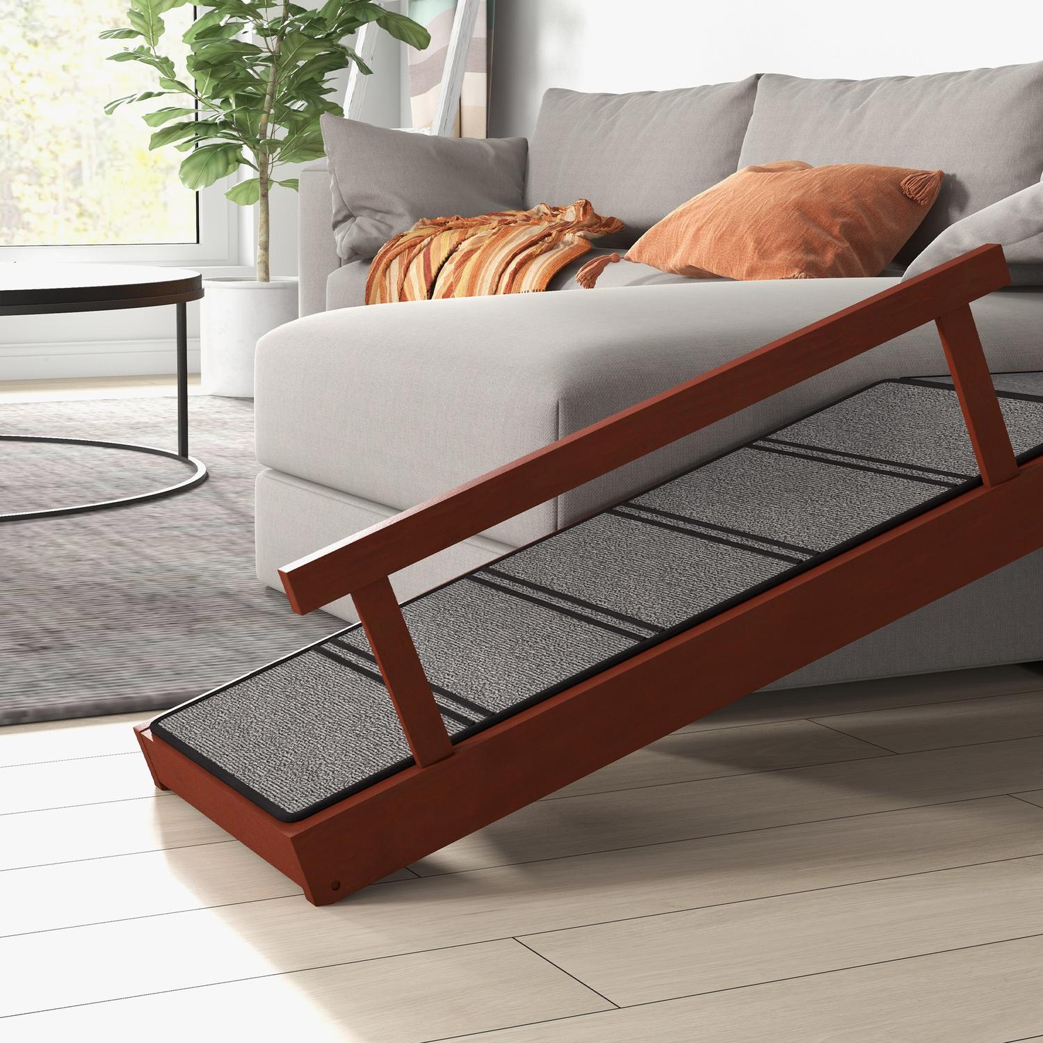 Hundramp med löstagbara skenor, halkfri, stödjer 30 kg