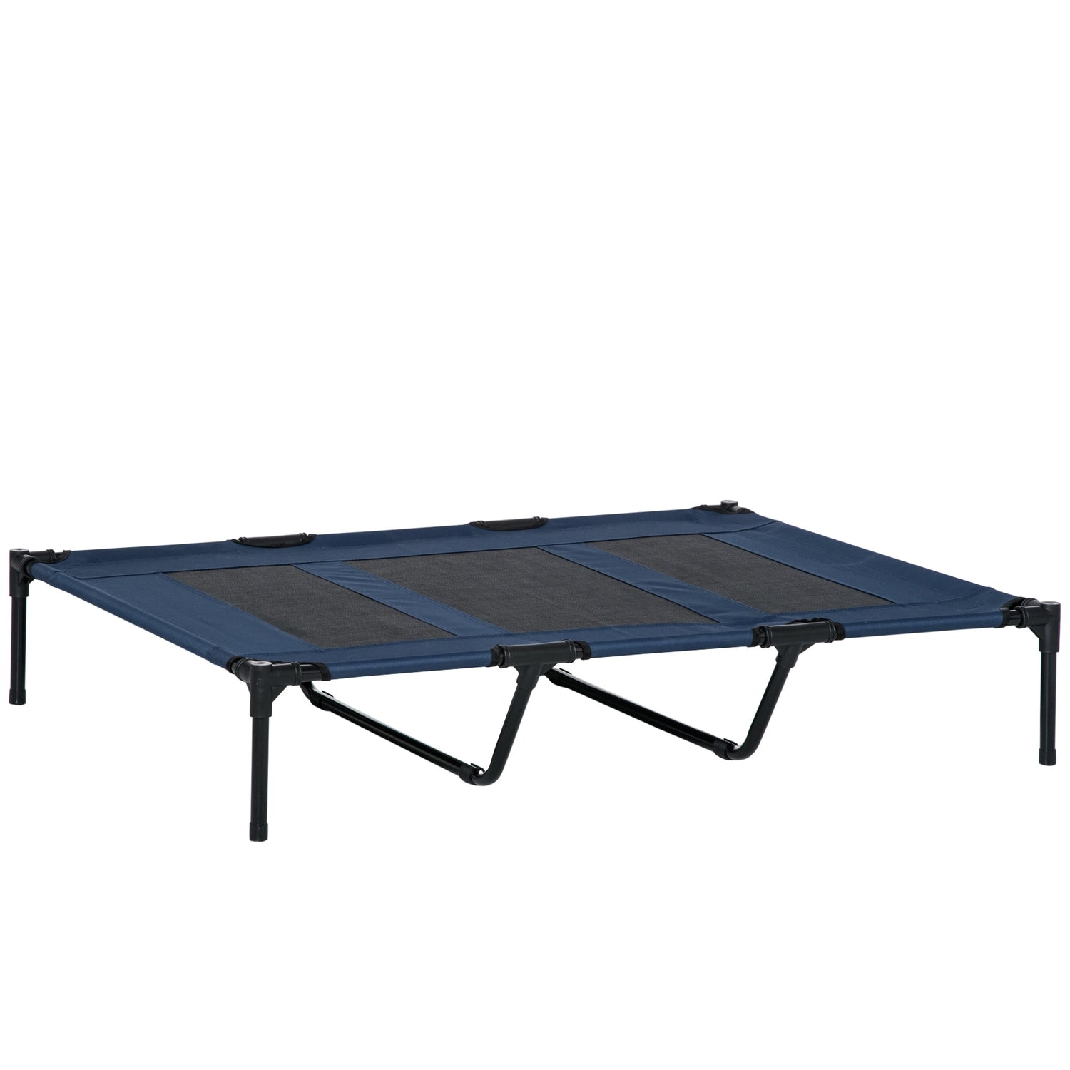 Outdoor Pet Lounger – Metallram, Mörkblå 122x92x23 cm