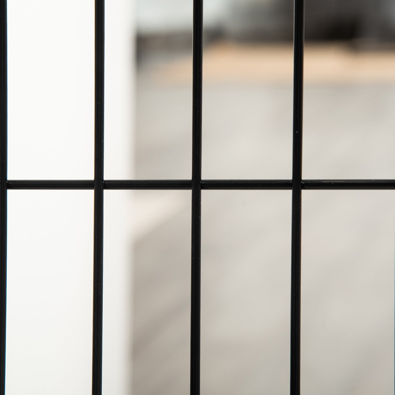 Hundspärrport, Furu, Vit, 185x36x71 cm