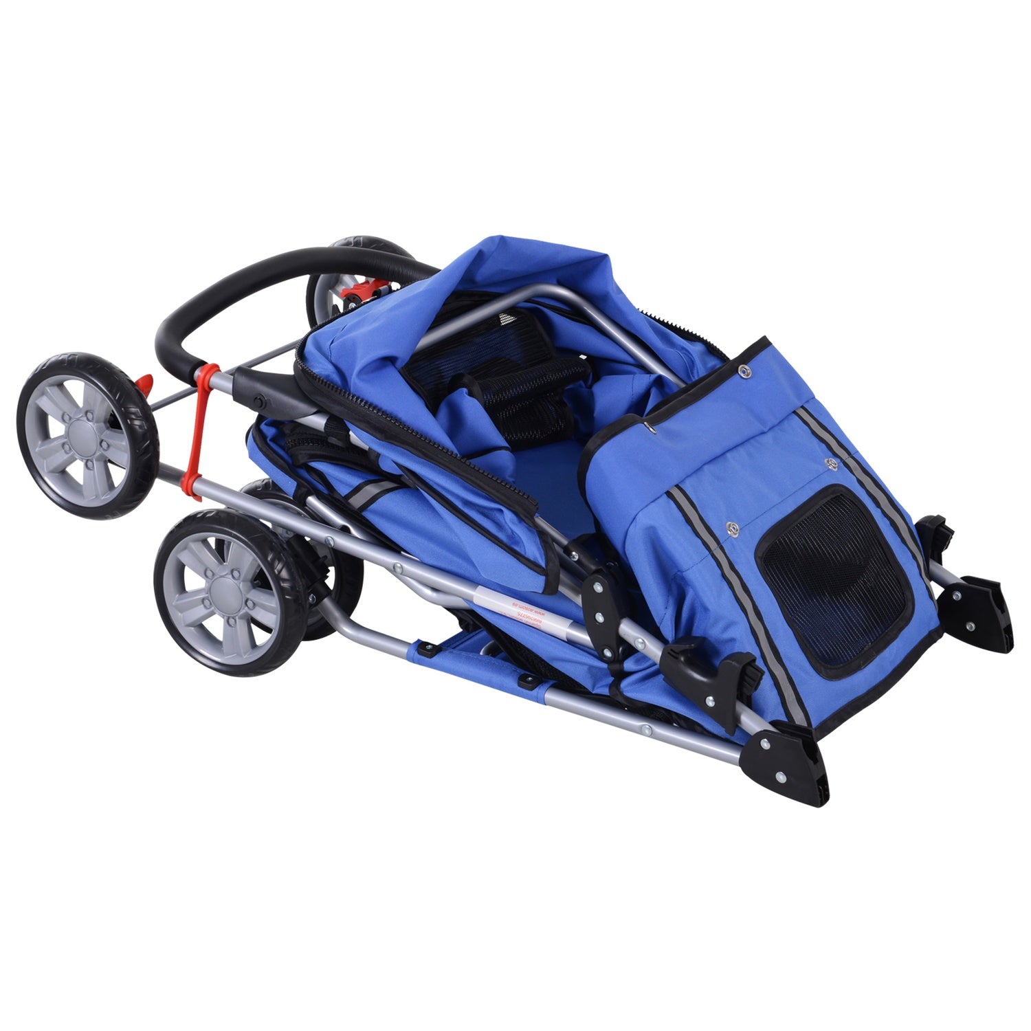 Hundvagn och joggingvagn, blå – husdjursvagn