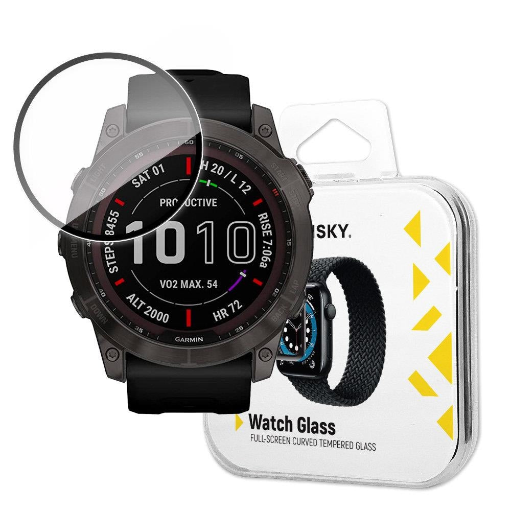 Hybrid skyddsglas för Garmin Fenix 7X svart
