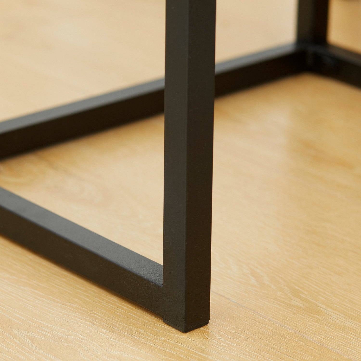 Industriell konsolbord med skåp, stålstomme, 40x30x76 Cm