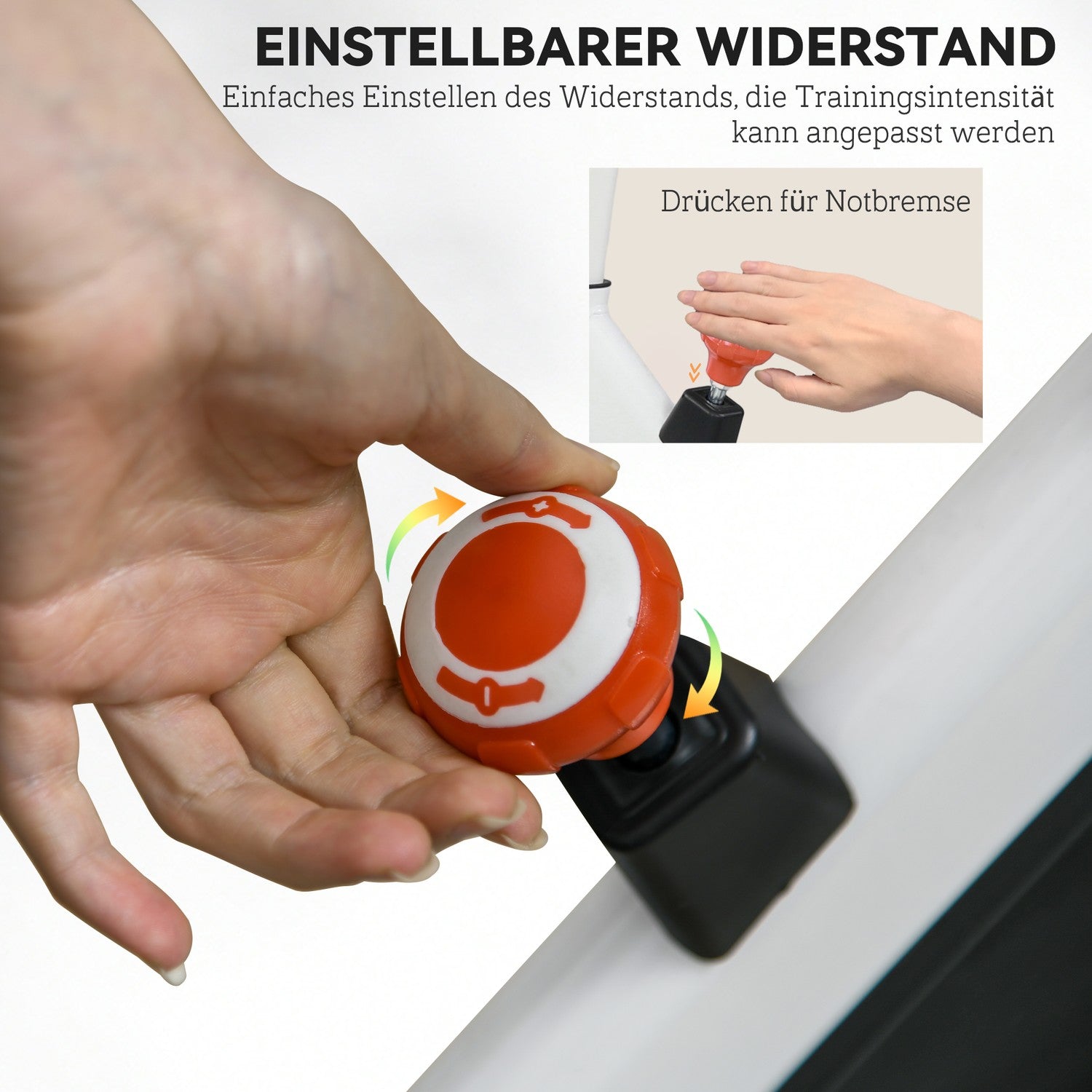 Inomhusmotionscykel, justerbar sits, LCD-skärm, stål