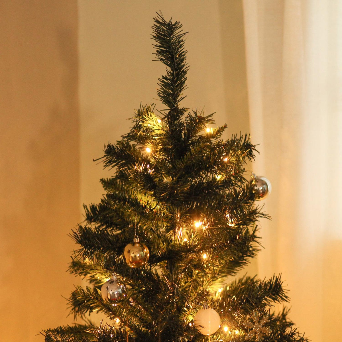 Kerstboom met 120 LED-lampjes, 511 takken, 95x150 cm