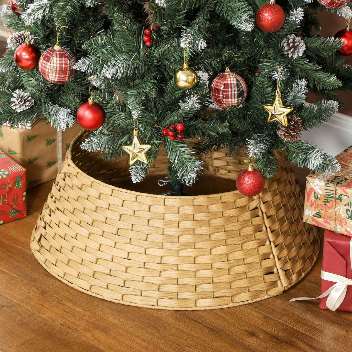 Sukně pod vánoční stromeček, plastová podložka 68 cm