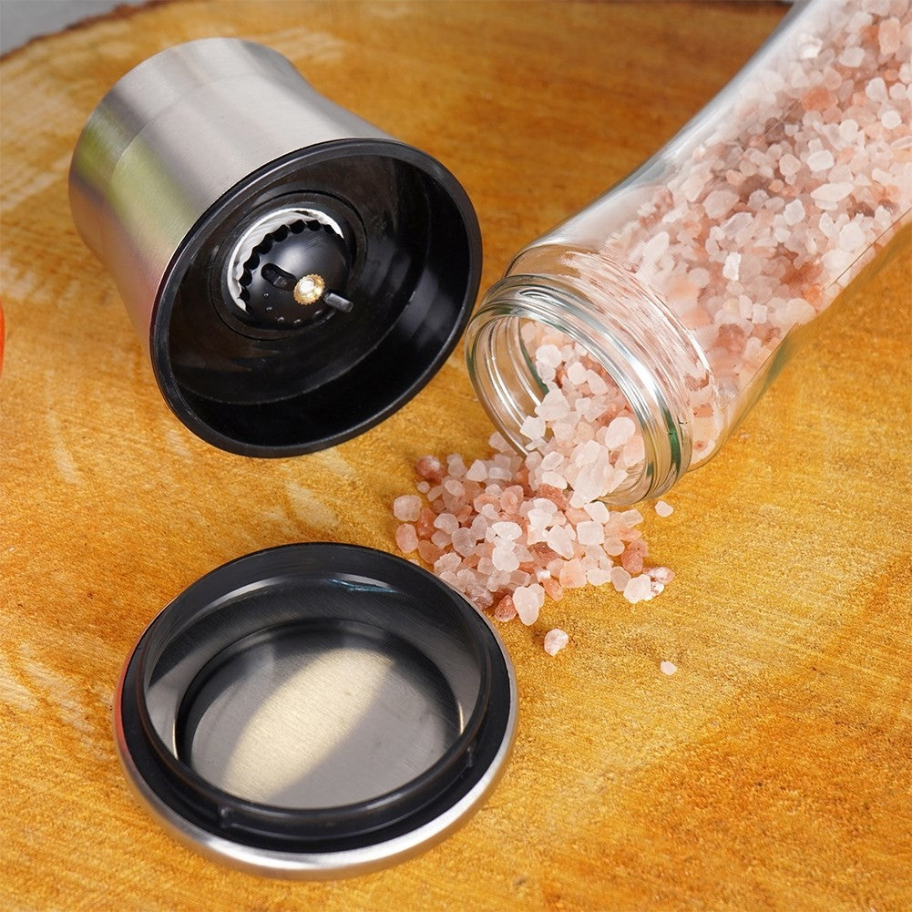 Justerbar Handkvarn för Peppar och Salt
