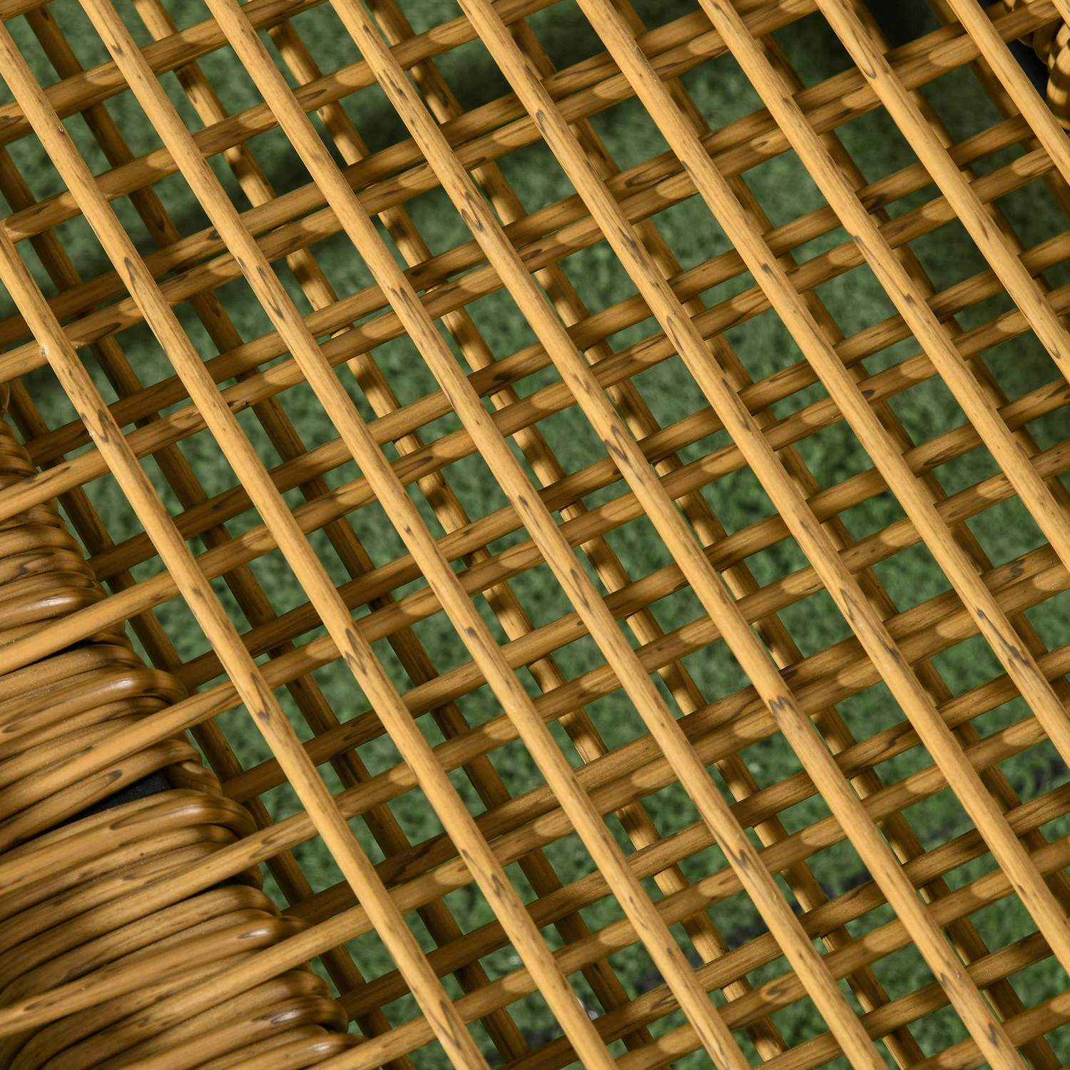 Justerbar Rattan Relax Stolset med kudde – utomhusbruk