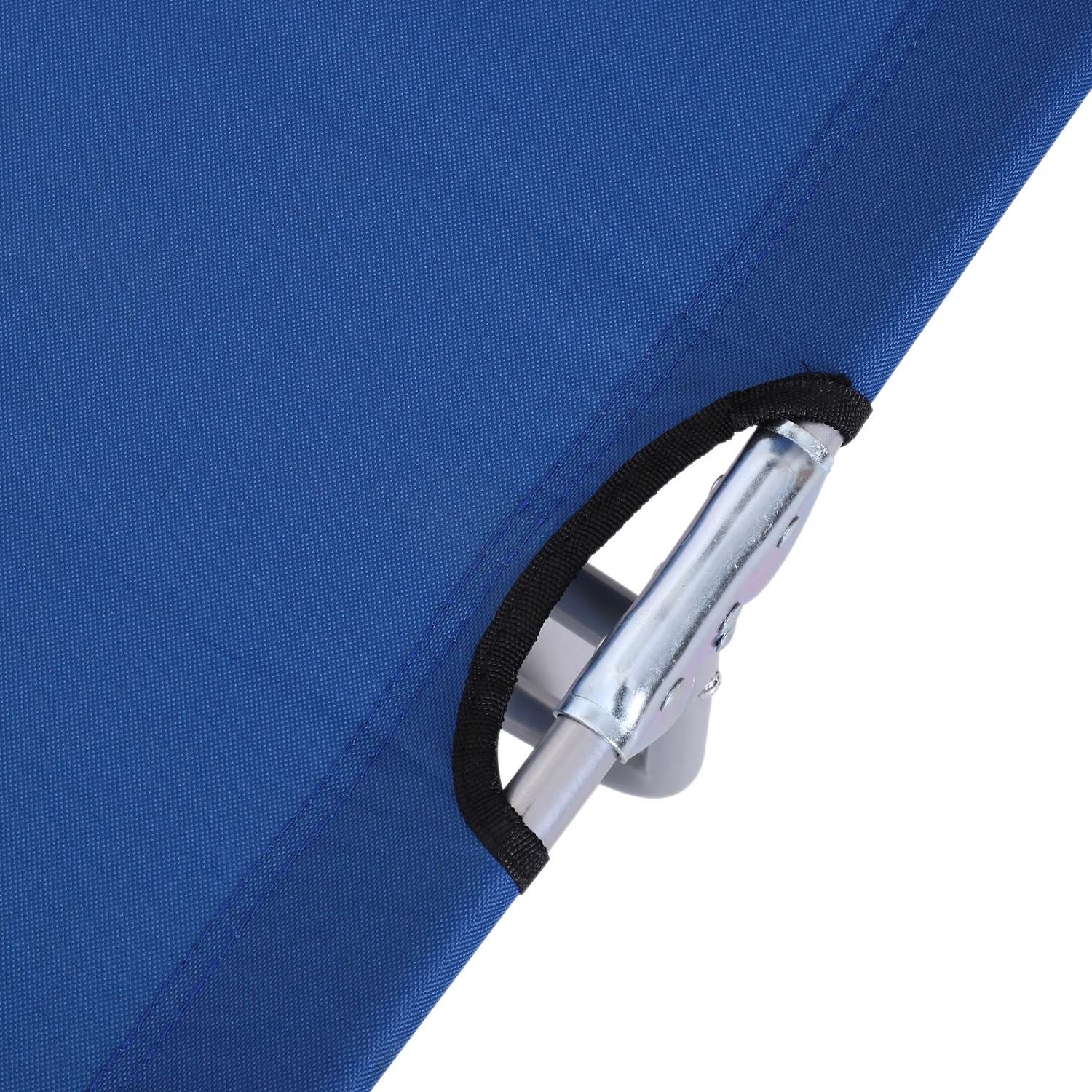 Justerbar hopfällbar solstol med kapell – Oxford-tyg