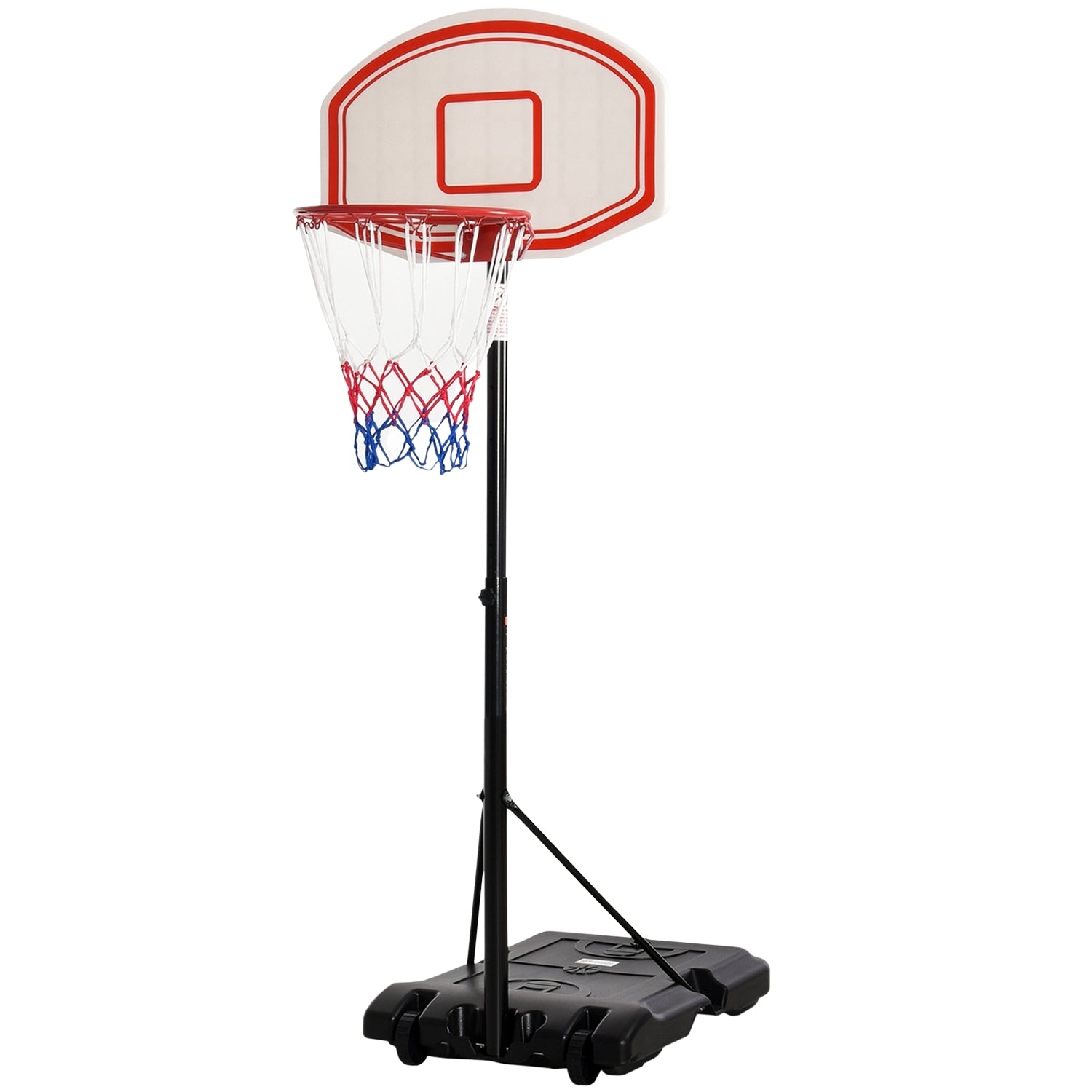 Justerbar portabel utomhusbasketbåge, 212-250 cm