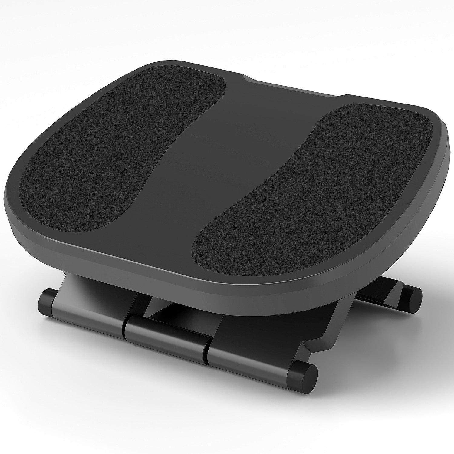 Verstelbare ergonomische voetensteun voor onder het bureau – 3 niveaus, grijs