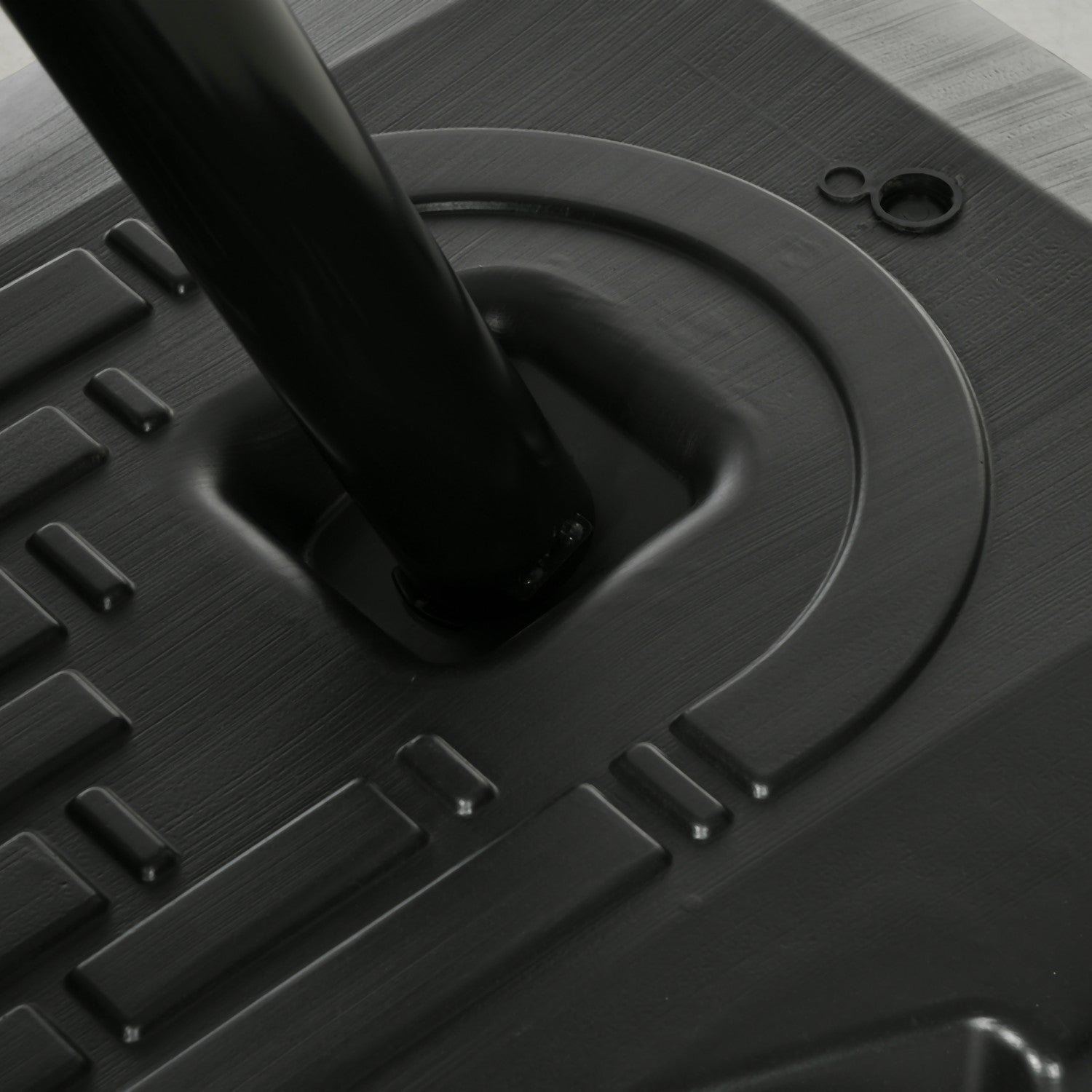 Justerbart stålbasketställ, 293-350 cm, med hjul