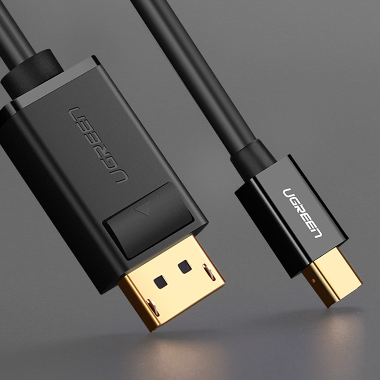 Kabel Mini DisplayPort - DisplayPort 2K 4K 1,5m svart