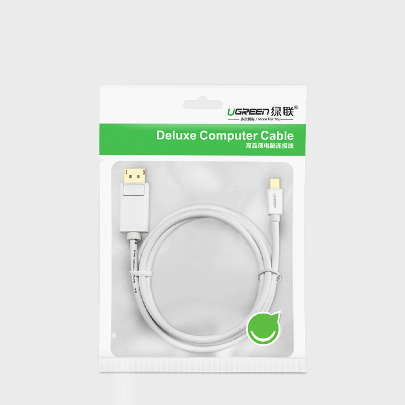 Kabel Mini DisplayPort - DisplayPort 2K 4K 1,5m svart