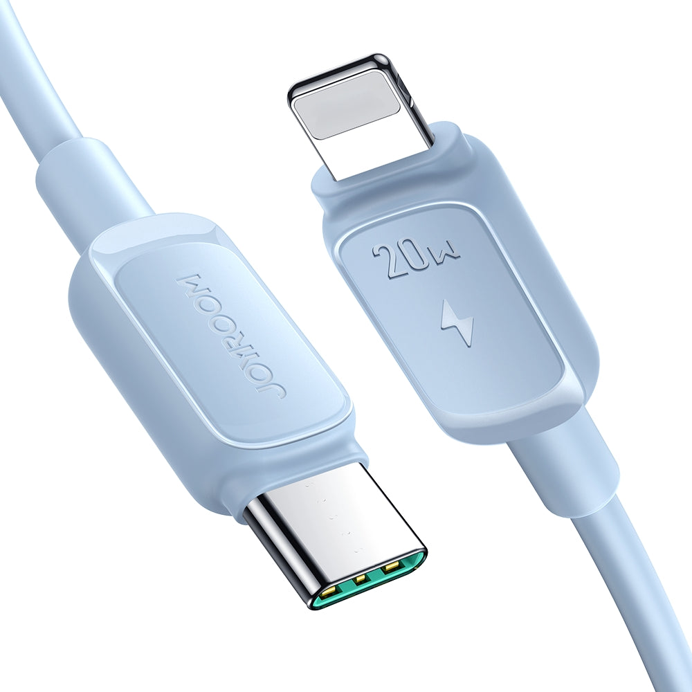 Kabel för iPhone USB-C - Lightning 20W 1,2m blå