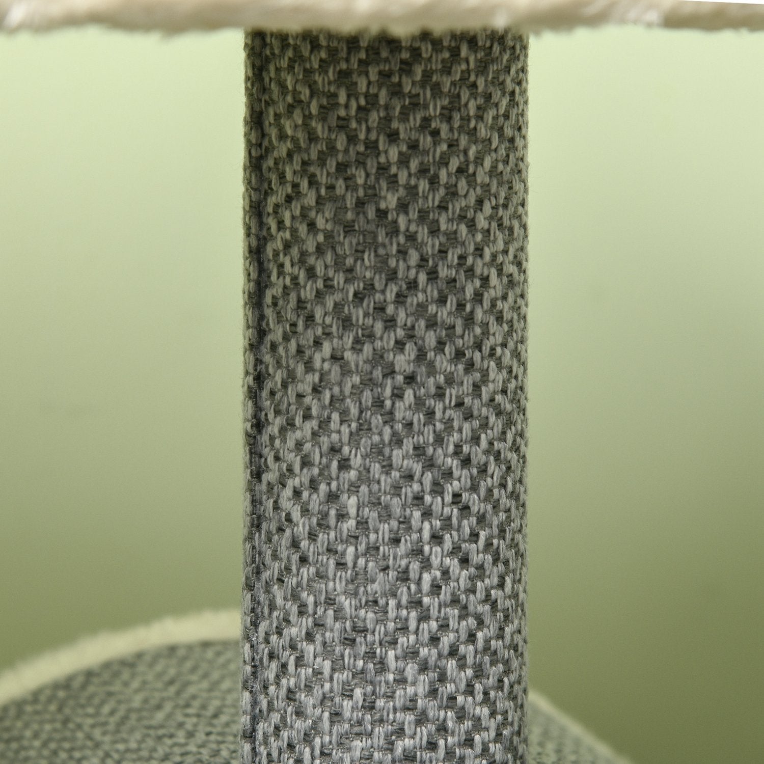 Kattträd med sisal skrapstolpe, lekboll och sängar, grå