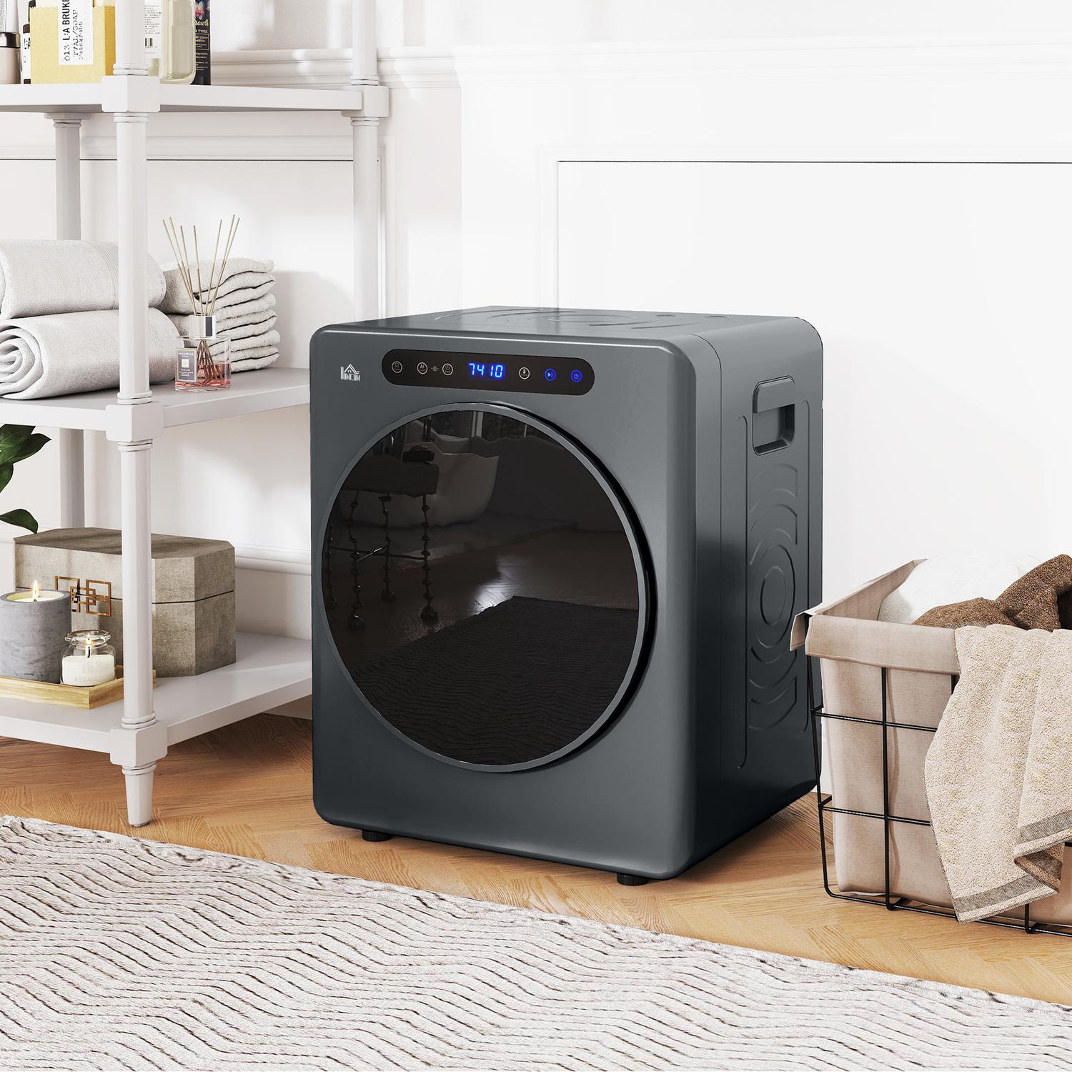 Compacte wasdroger, capaciteit van 4 kg, 6 programma's, aanraakbediening