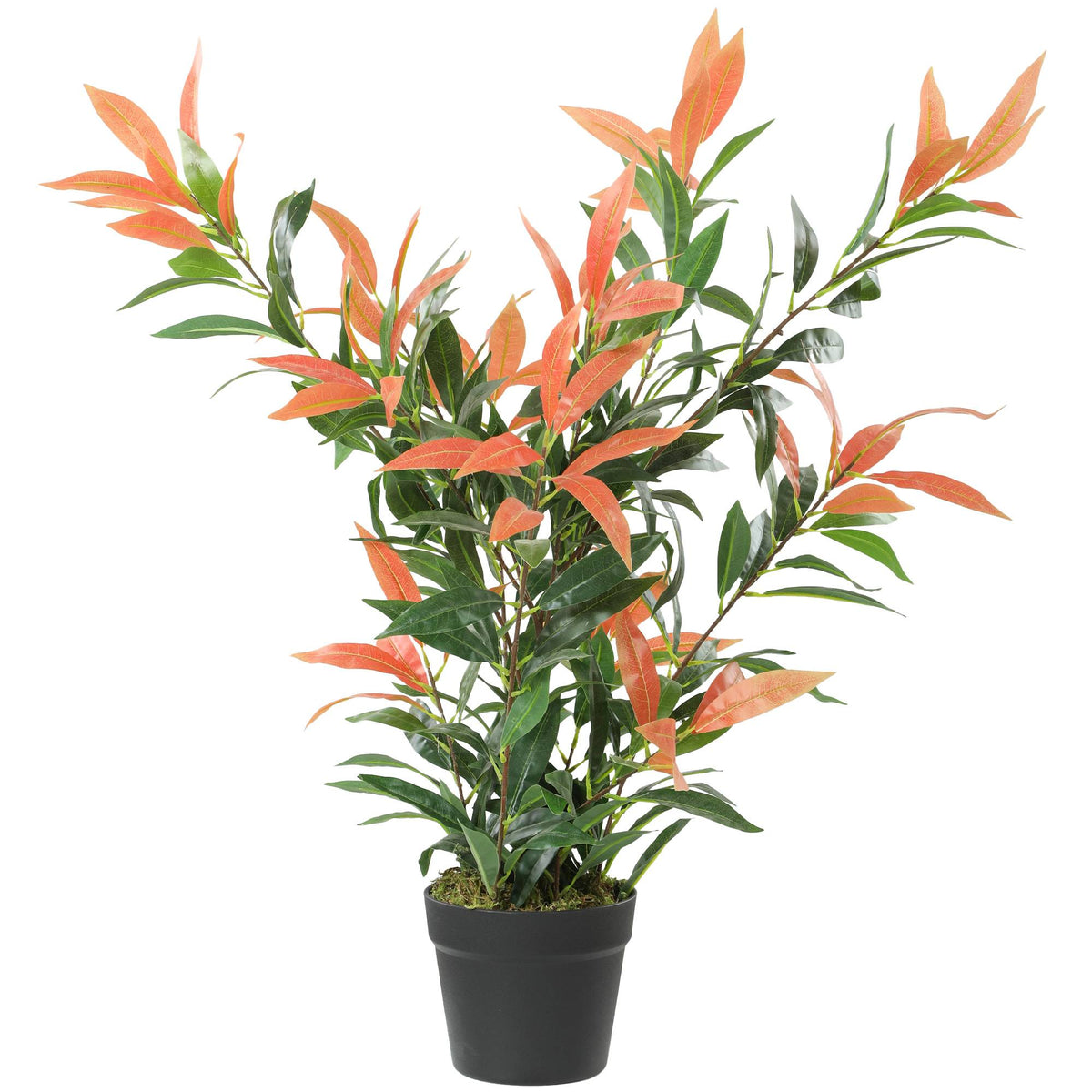 Kunstmatige Photinia-plant, 90 cm, 300 bladeren, verstelbare takken