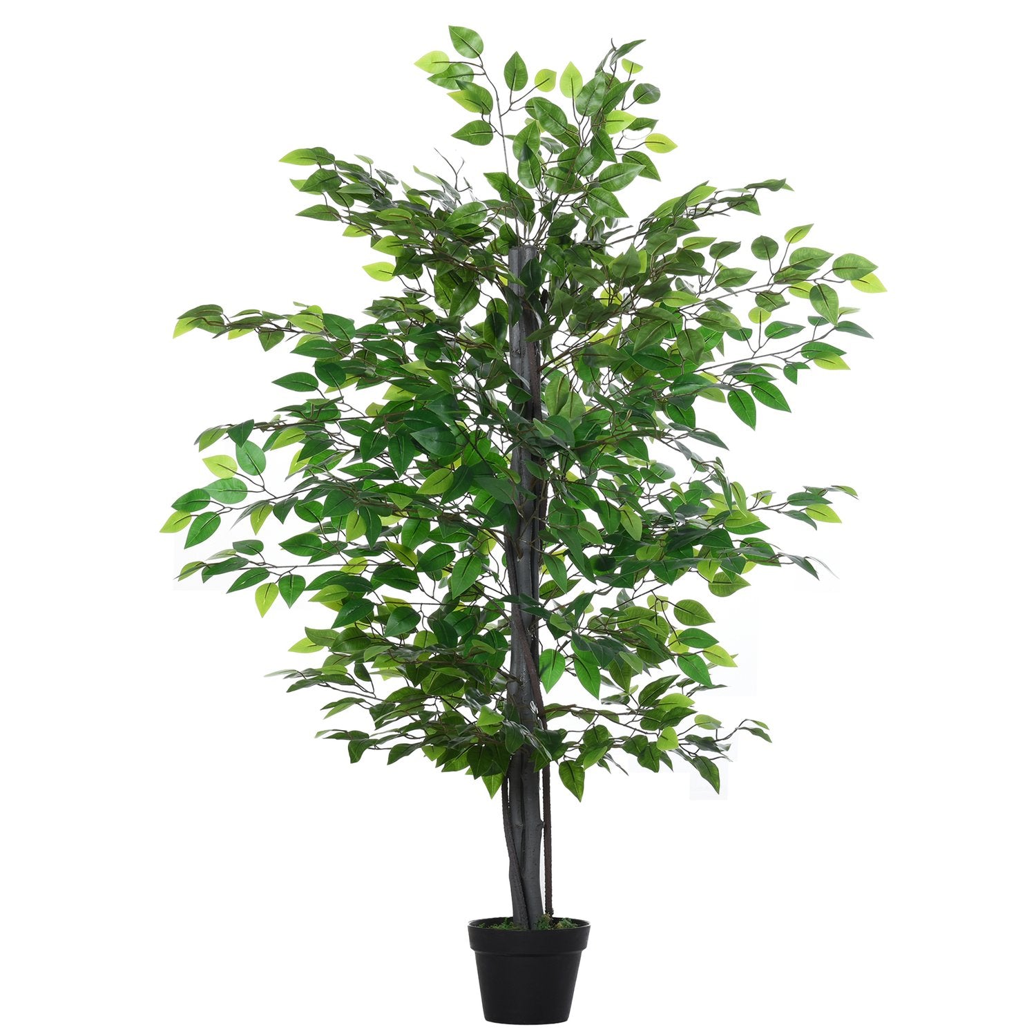 Konstgjorda banyanträd, realistisk dekor, massivt trä, 145cm