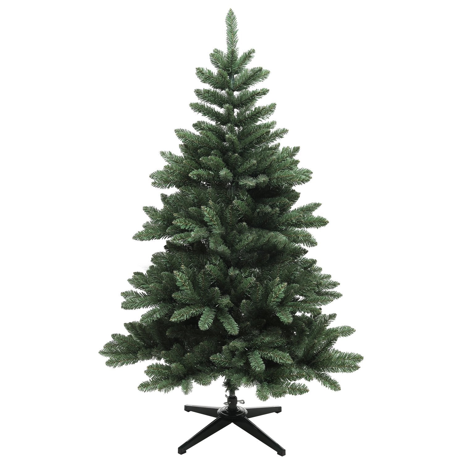 150cm konstgjord julgran, flamskyddad, grön