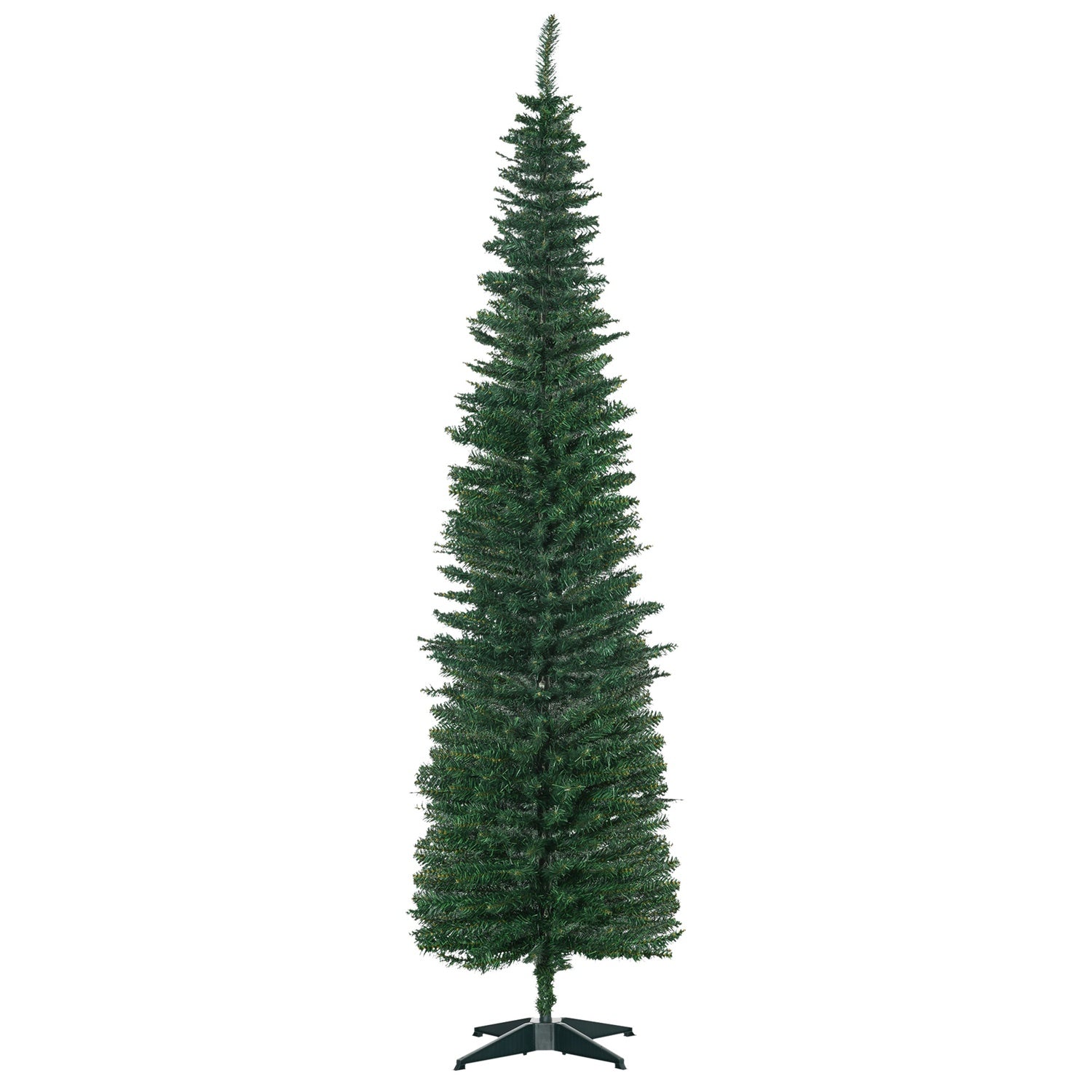 Konstgjord julgran, 2,1 m, realistiska plastgrenar