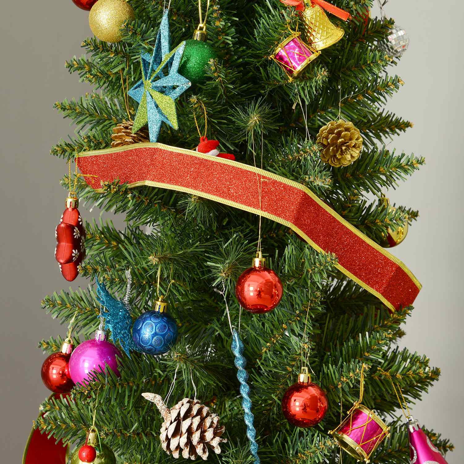 Kunstkerstboom, 2,1 m, realistische kunststof takken