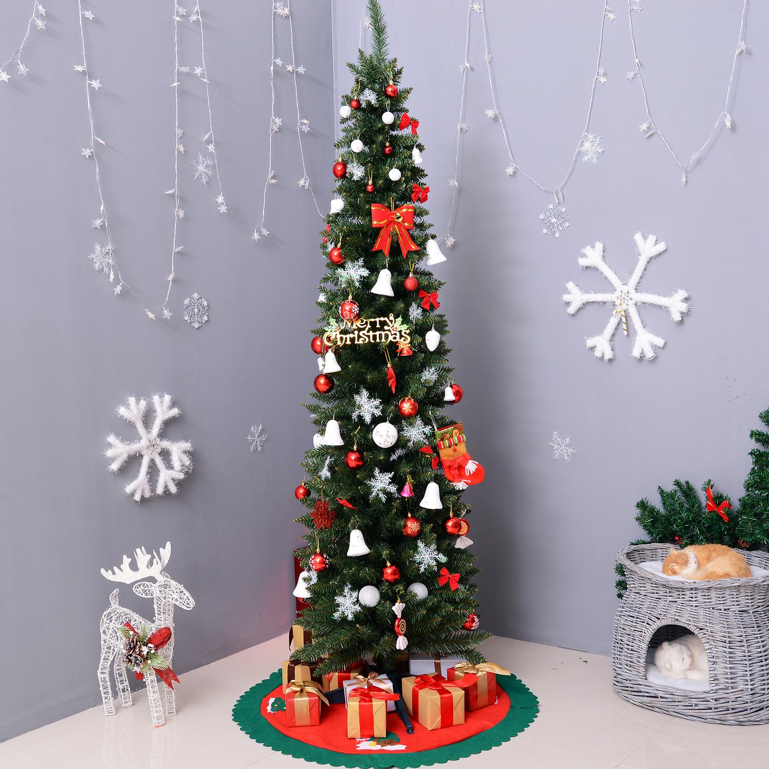 Kunstkerstboom, 2,1 m, realistische kunststof takken