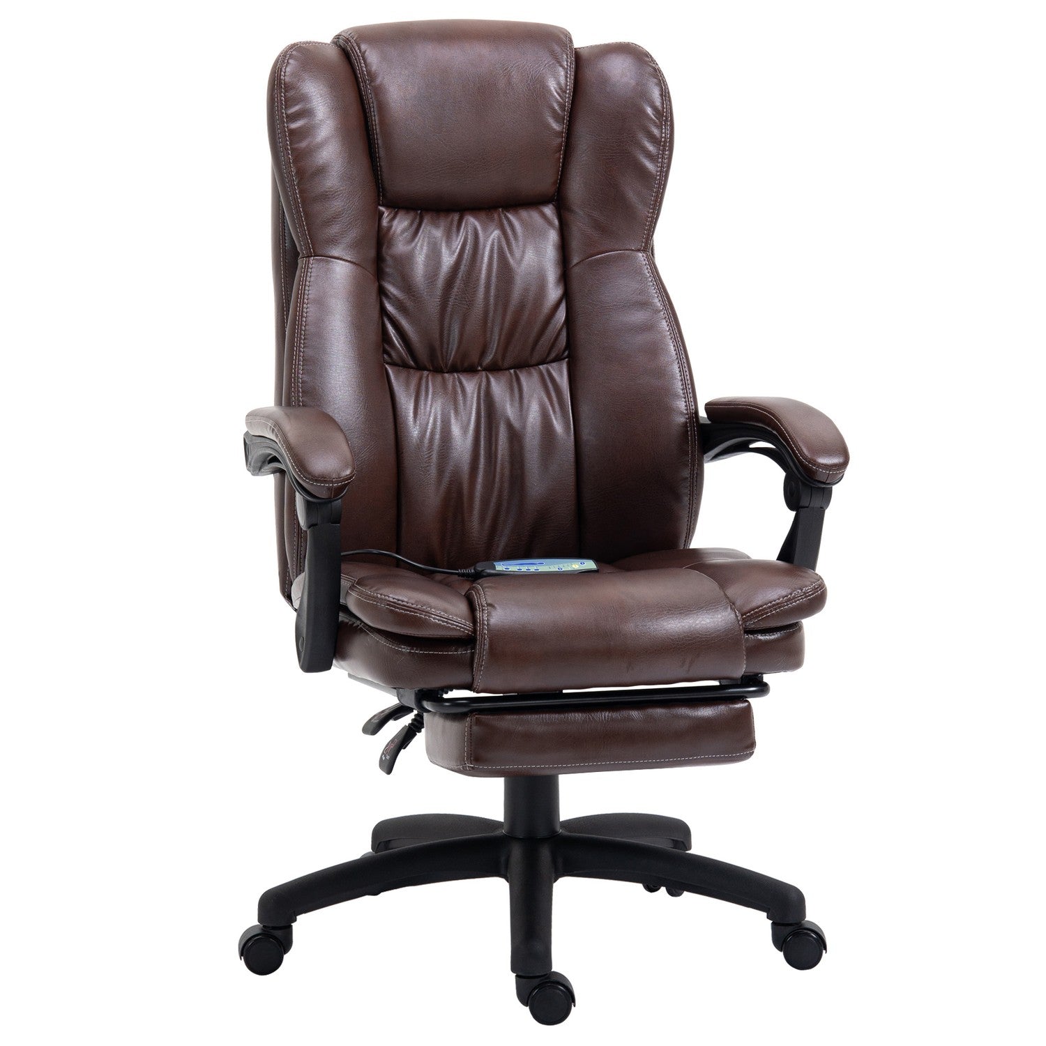Ergonomisk kontorsstol, lutande konstläder