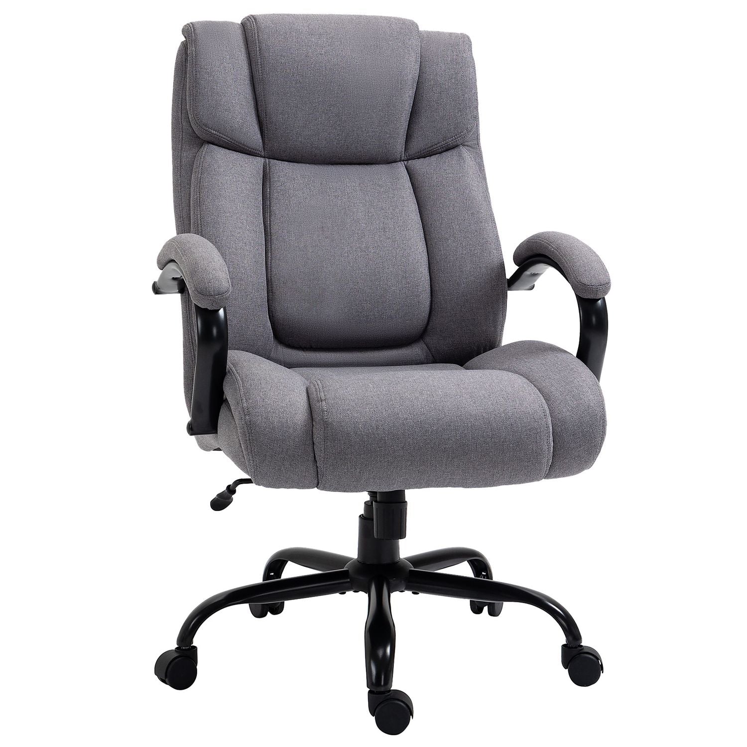 Ergonomisk kontorsspelstol – vridbar, 220 kg kapacitet