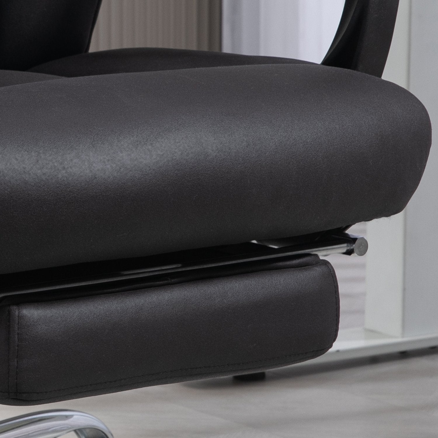 Executive Office Stol, justerbar höjd, svart mikrofiber
