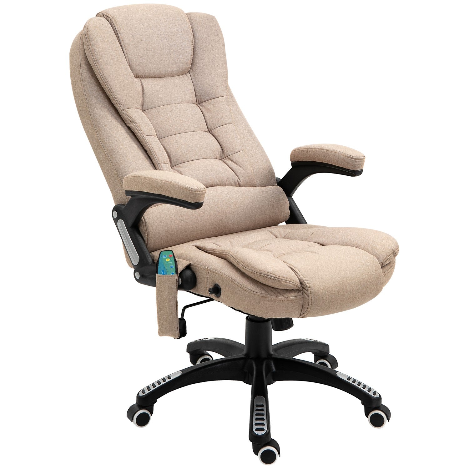 Ergonomisk kontorsstol med massage, värme och vila