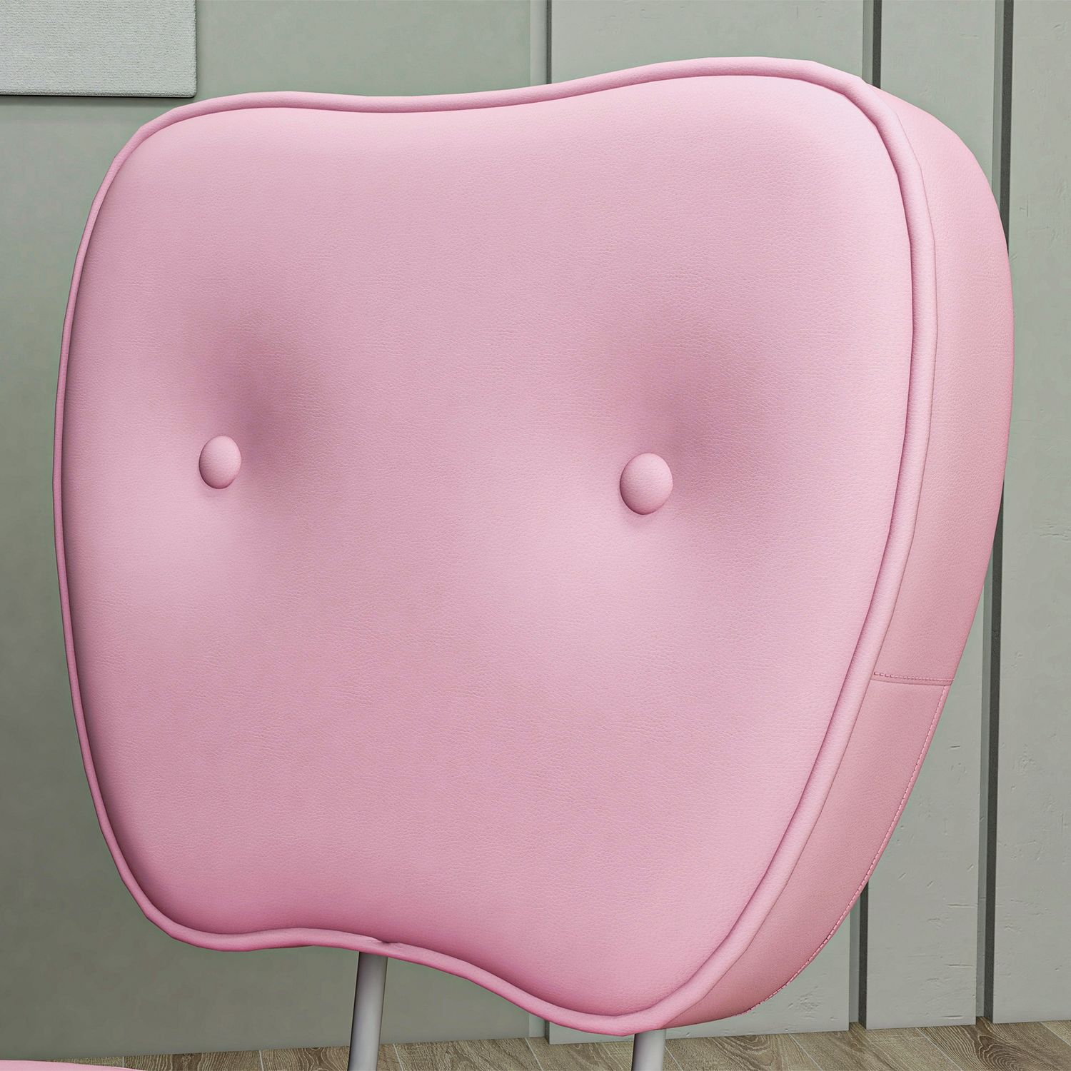 Barns höjdjusterbar rosa vridbar kontorsstol