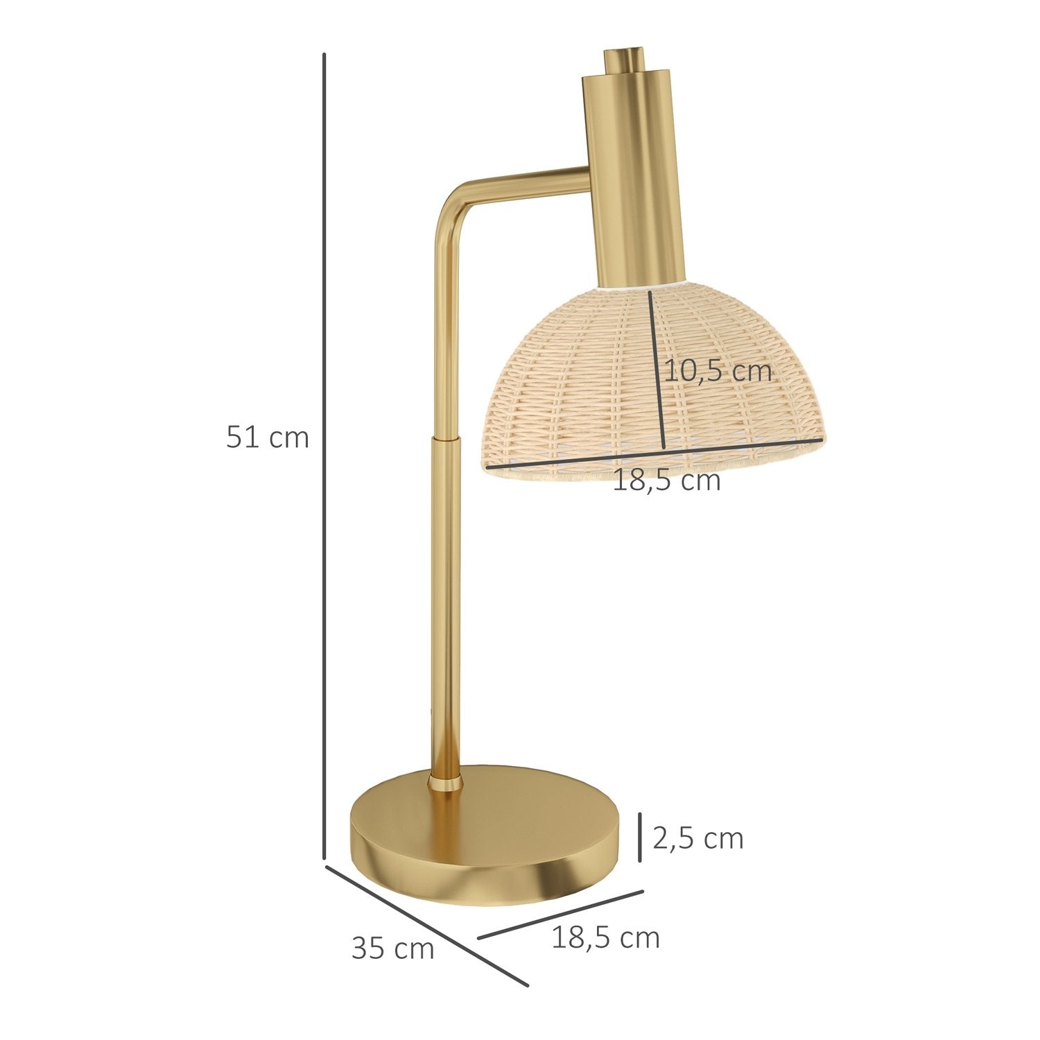 Led-Lampa, För Skrivbord Och Sängbord