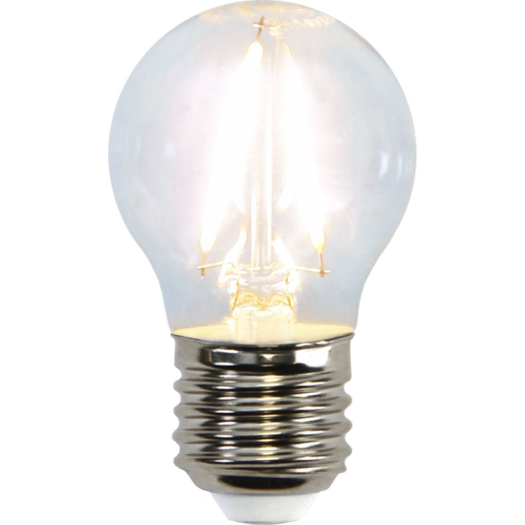 LED-lampa E27 G45 klar 2W 2700K 250 lumen