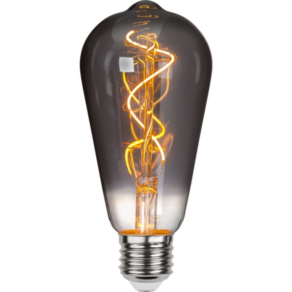 LED-lampa E27 ST64 rökt glas 3W 1800K 40 lumen