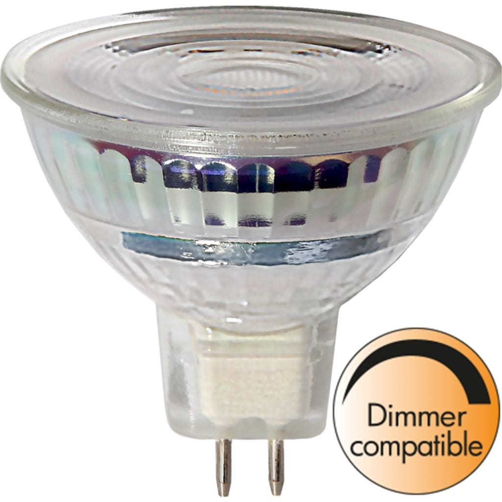 LED-lampa GU5,3 MR16 spotlight dimbar 5,8W 2700K 530 lumen