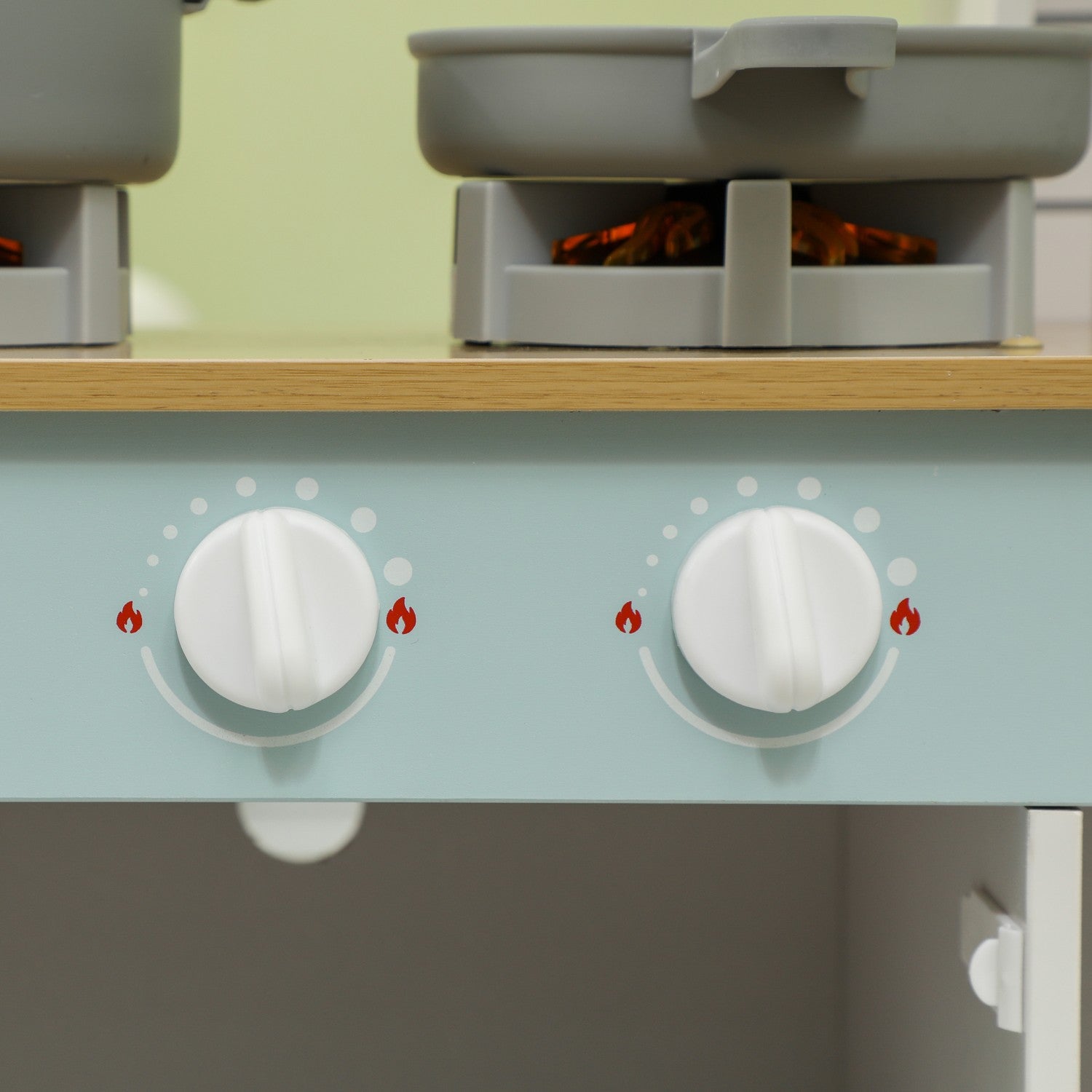 Lekset för barnkök – ljus, ljud, tillbehör, vit