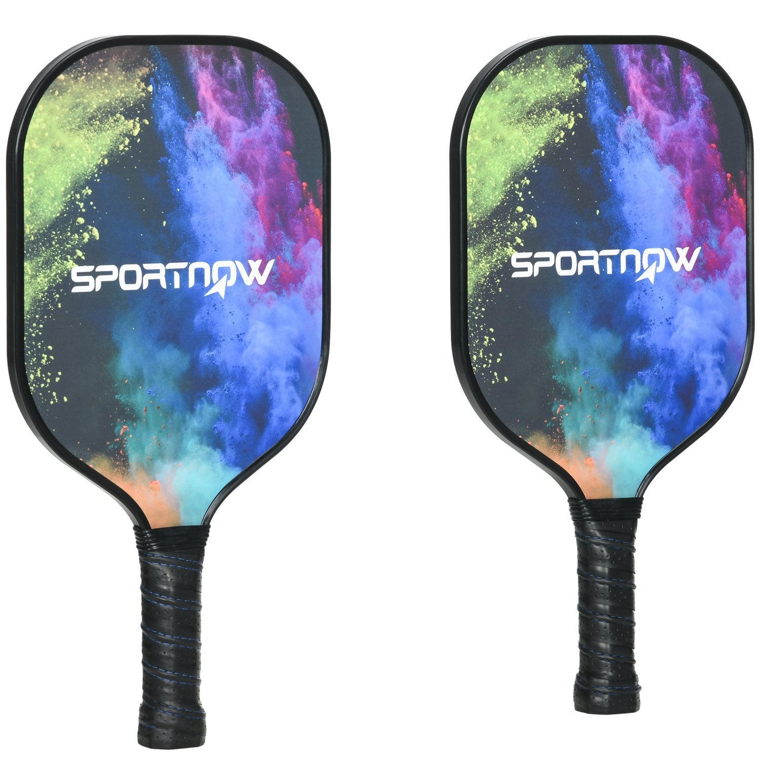 Pickleball Racket Set Glasfiber Paddle Set Med 2 Racketar, 4 Bollar, Bärväska, För Vuxna